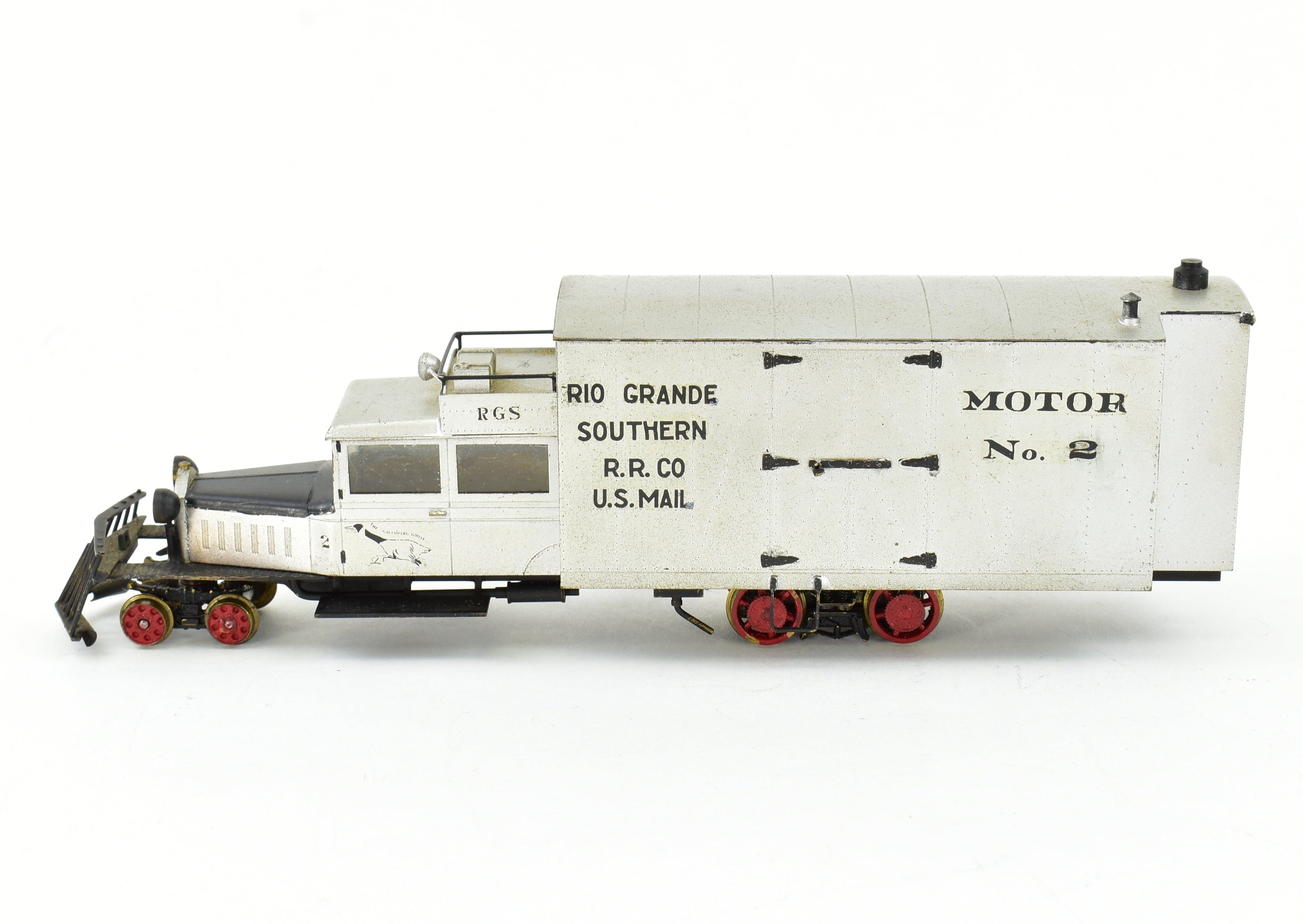 Custom Painted Rio Grande Southern Galloping Goose #2 - On3 Brass LMB Models RGS