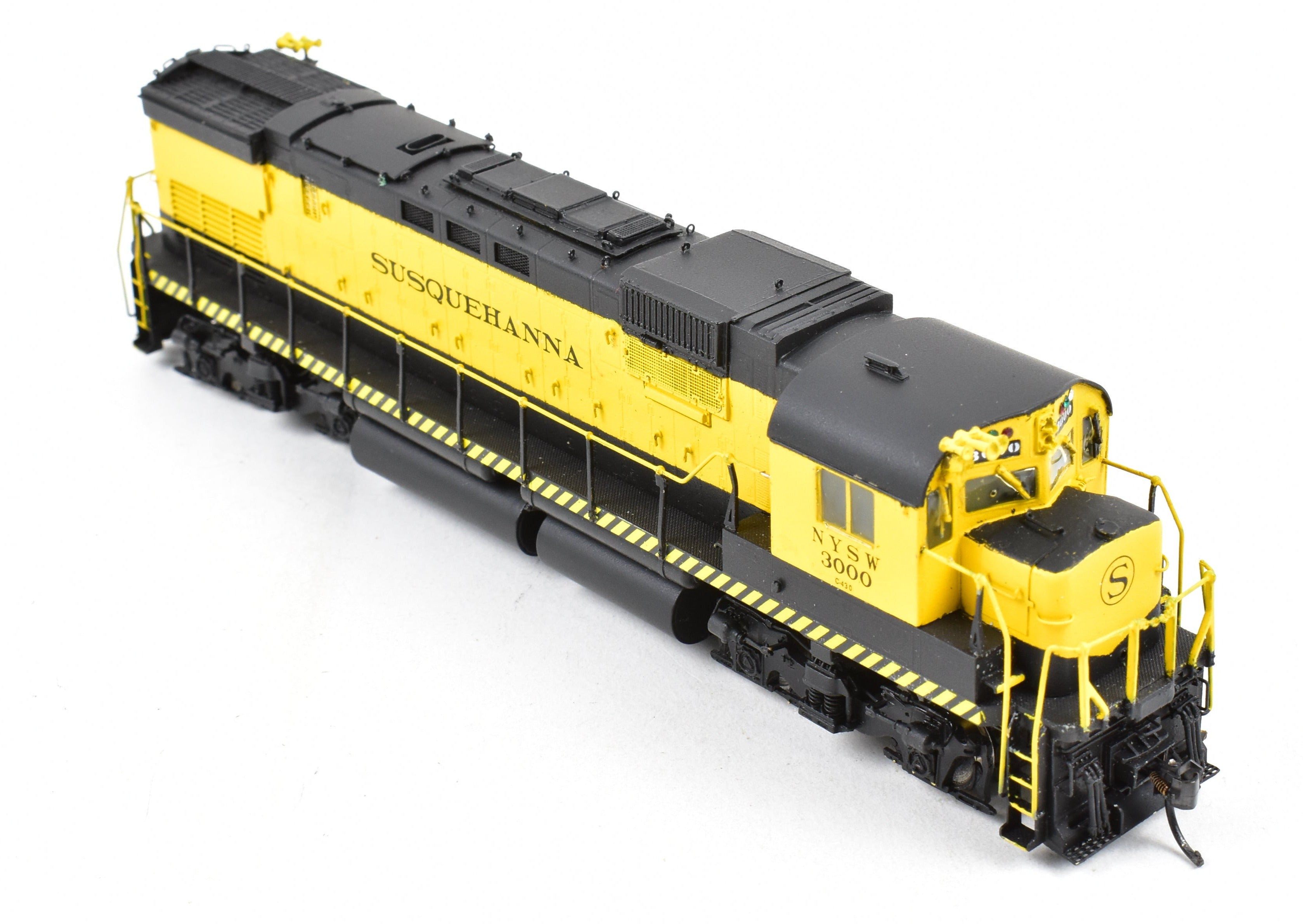 HO Scale Brass Model Train - Overland Models Inc. NYS&W - New York, Susquehanna, & Western ALCO C430 Custom Painted Locomotive