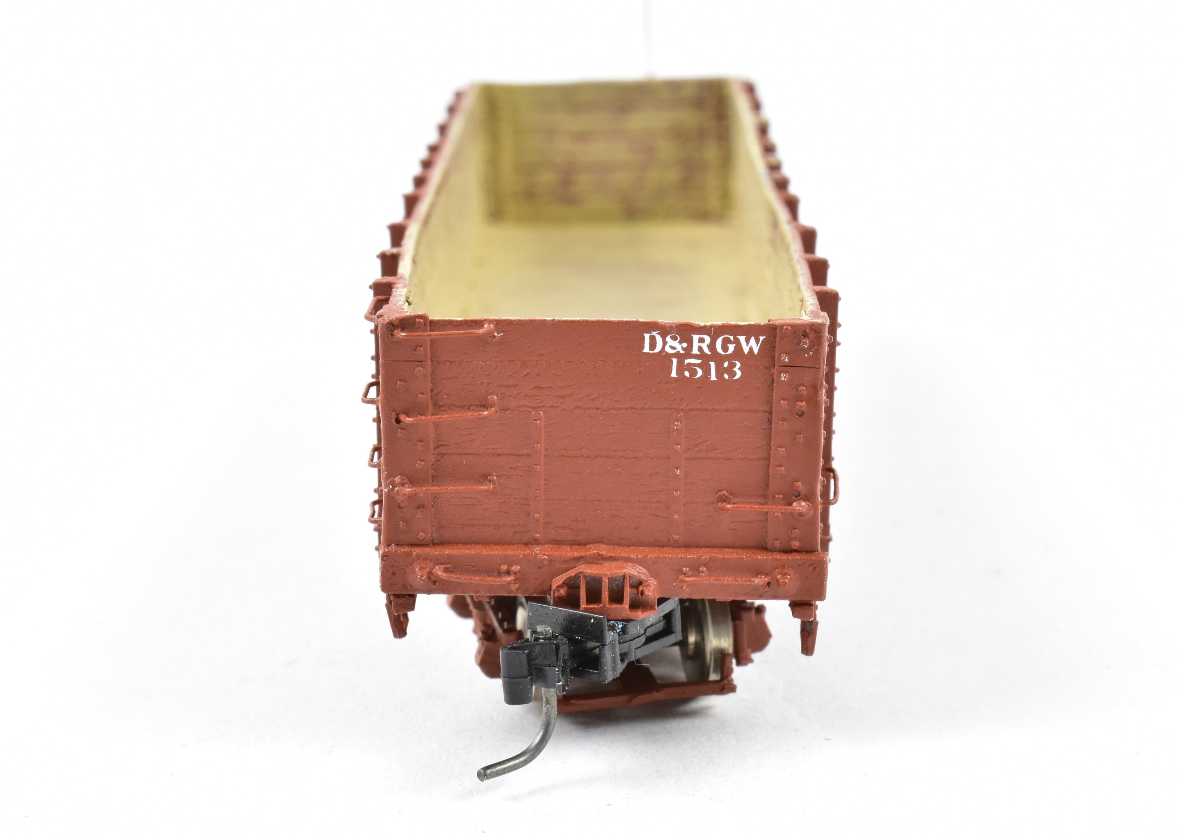 HOn3 Scale Custom - Built Denver & Rio Grande Western (D&RGW) Gondola Model of Leadville Supply Company from the 1940s, #1513