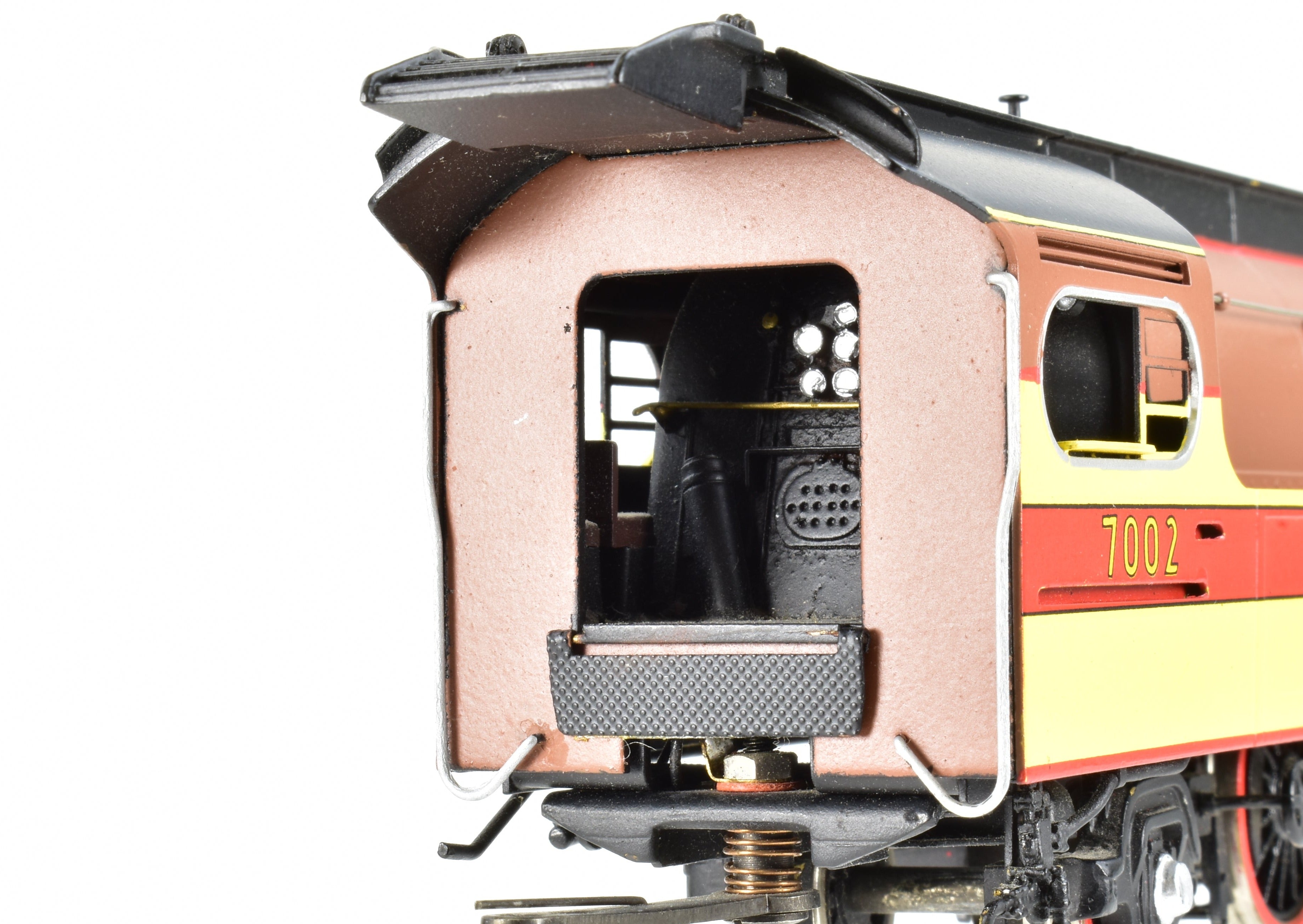 HO Scale Brass Union Pacific 4-8-2 FP Steam Locomotive Model, Key Imports UP No. 7002 Forty Niner