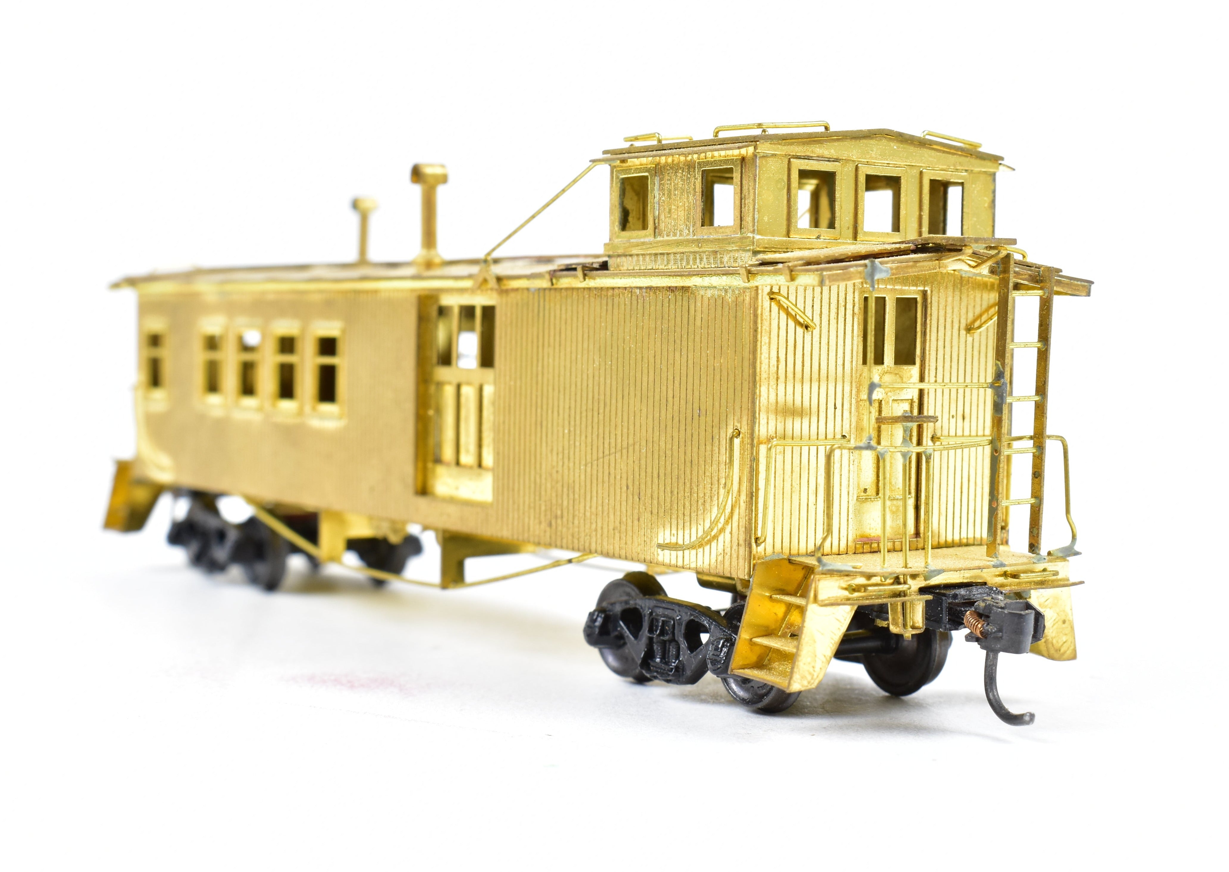 HO Scale Brass Caboose - Hallmark Models' Cotton Belt 2300 Class