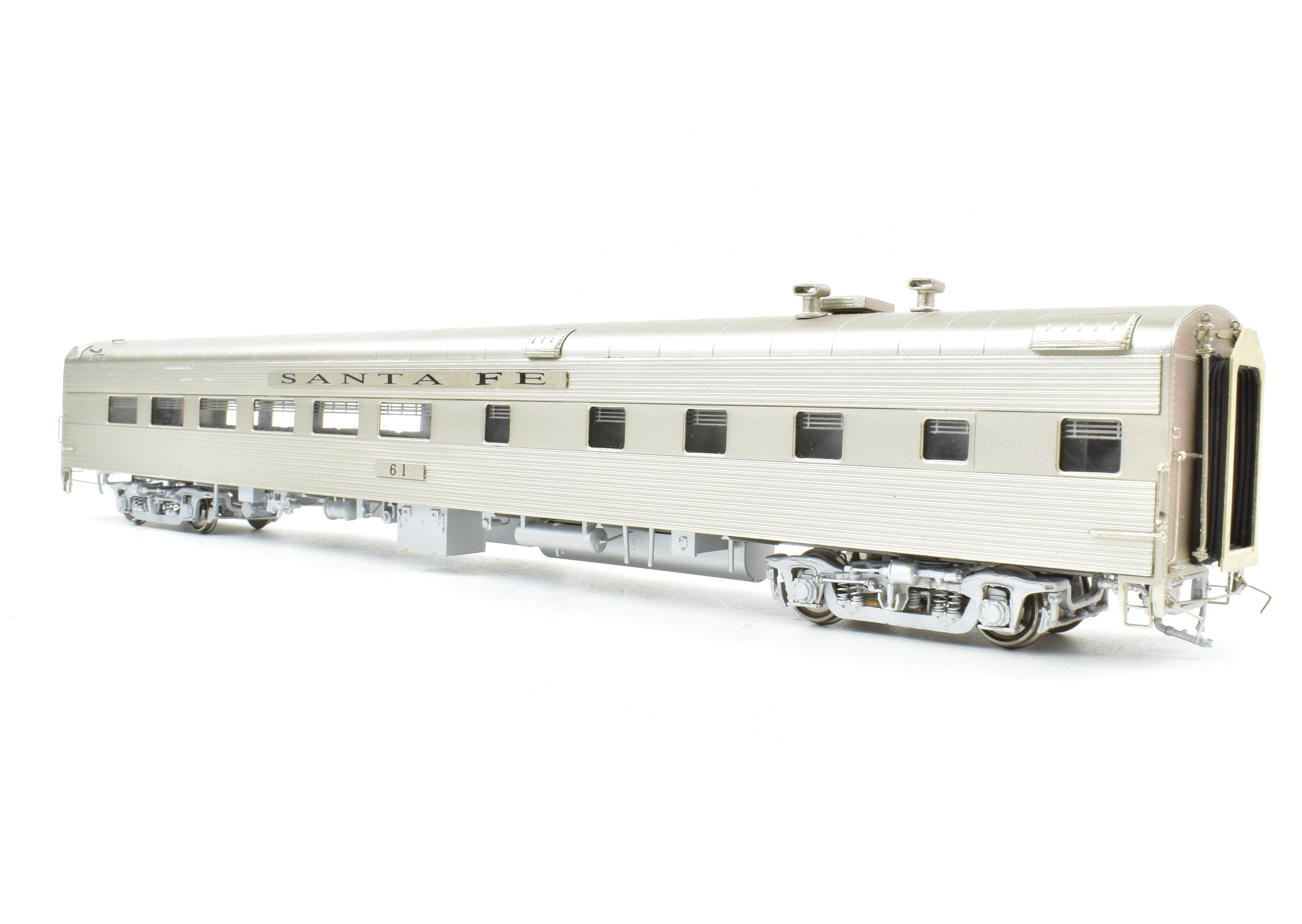 HO Scale Brass ATSF Santa Fe Director's Diner No. 61 Factory Painted & Lettered by Precision Scale Co.