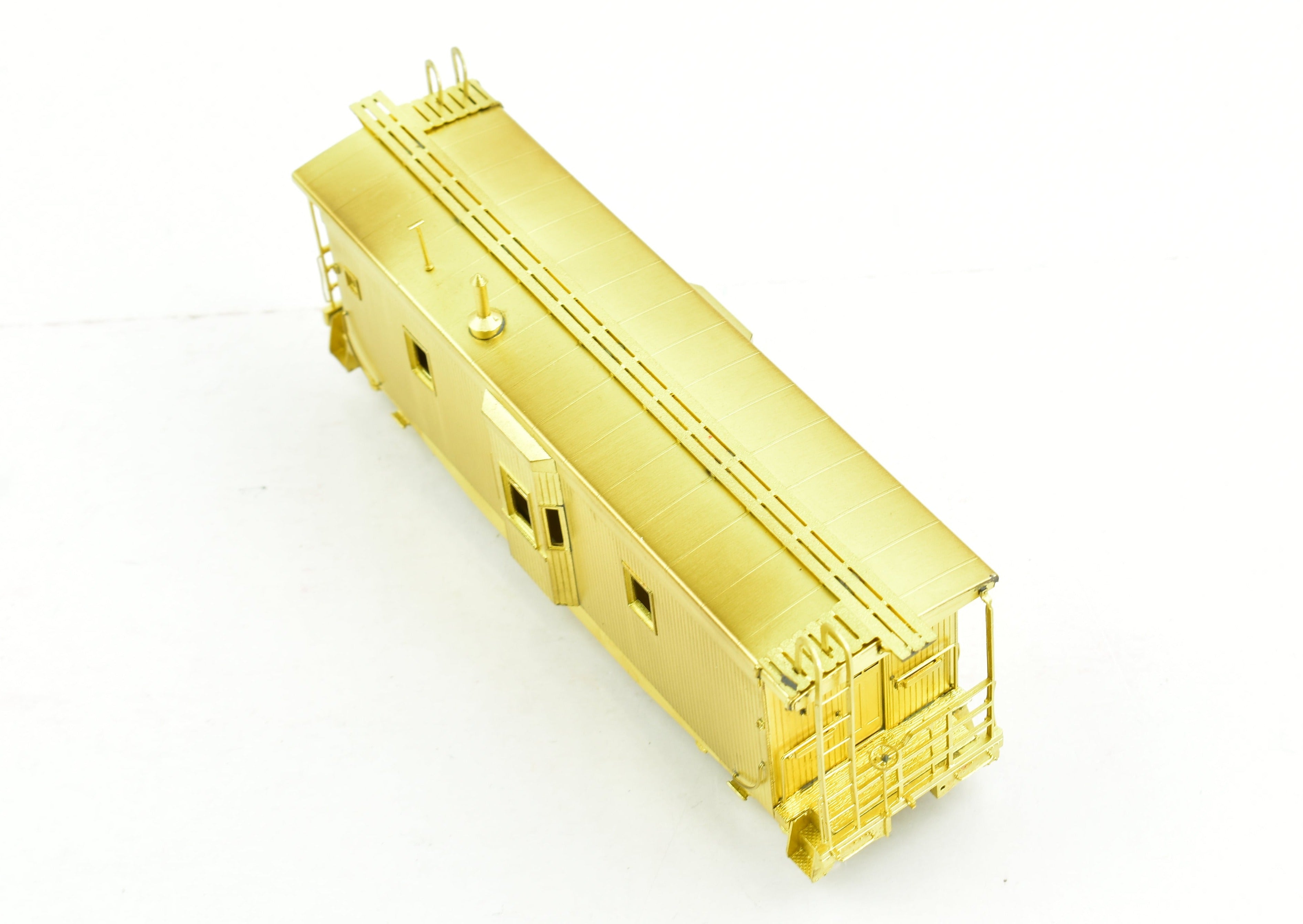 HO Scale Brass Northern Pacific Wood Bay Window Caboose by OMI Overland Models
