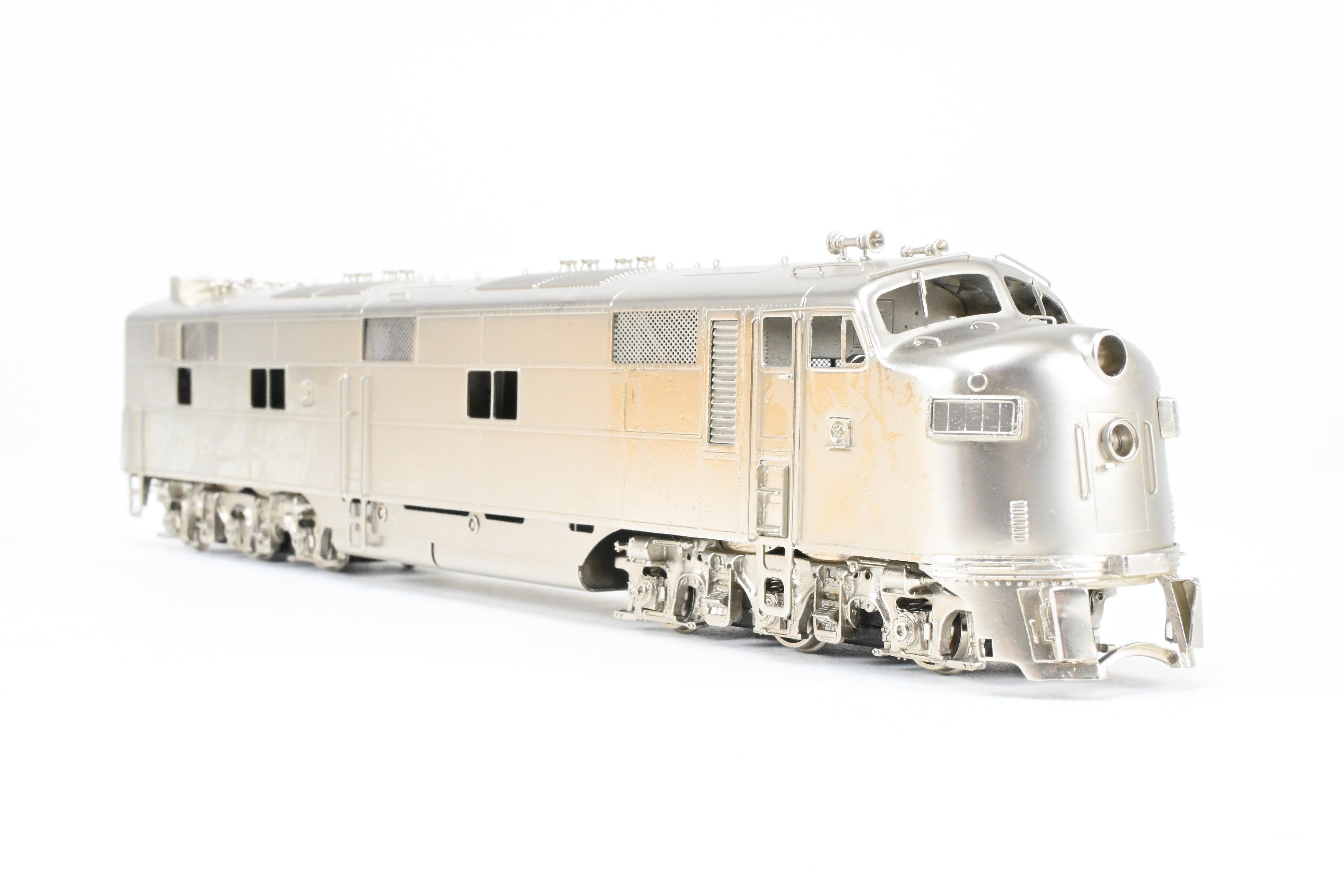 HO Scale Brass Model Train - Oriental Limited CB&Q - Burlington Route EMD E7A with 2000 HP Factory Plated Version
