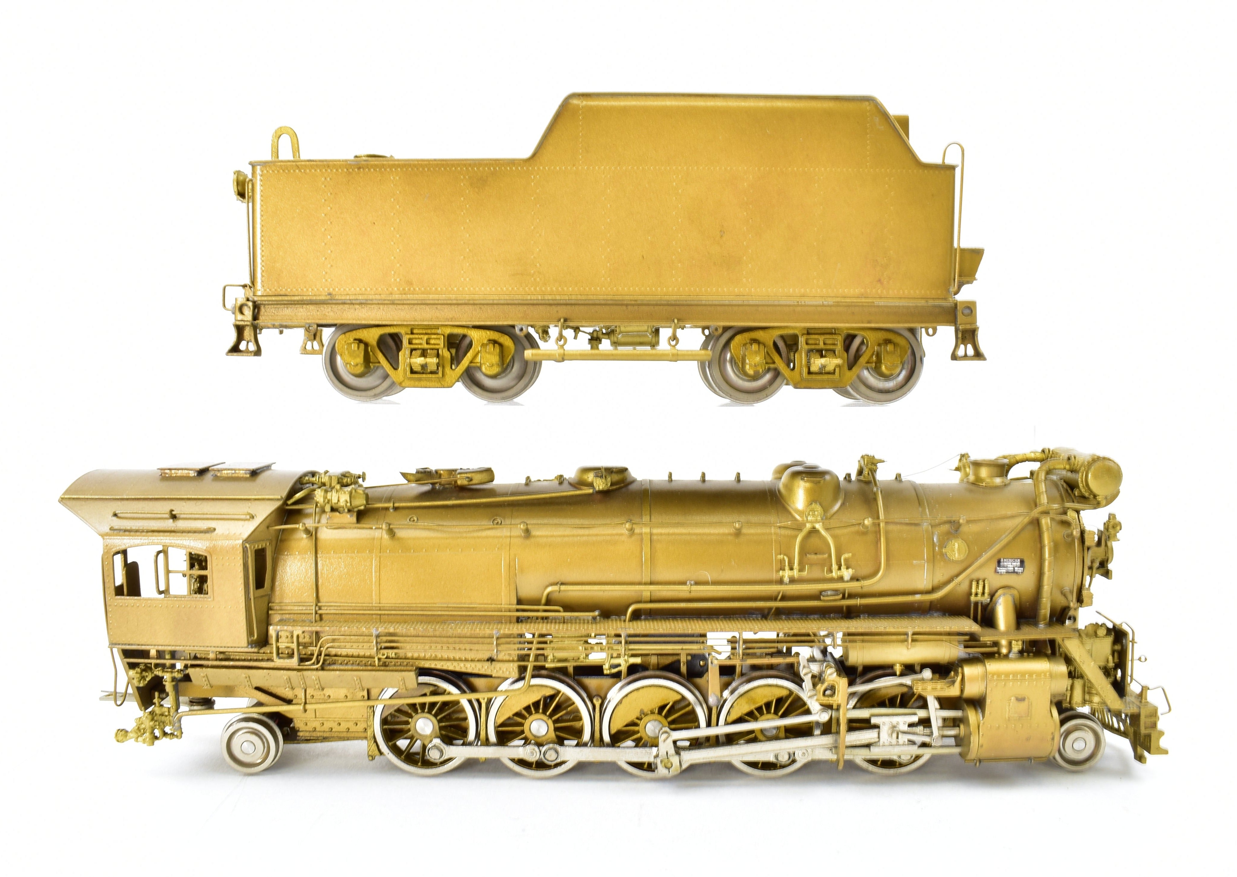High - Quality HO Scale Custom Brass Model Train: New Haven Class L - 1 2 - 10 - 2 by NJ Custom Brass