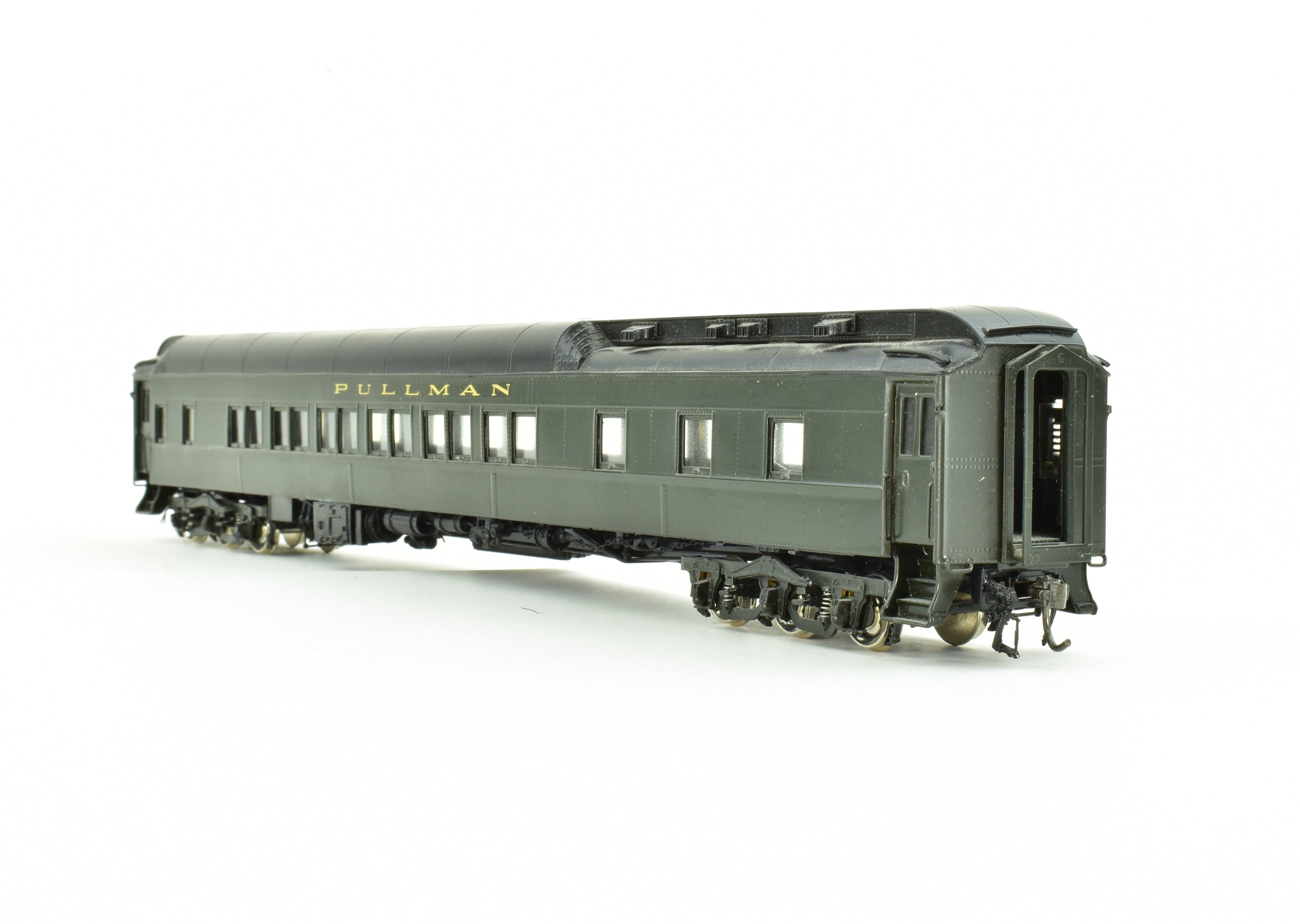 High - Quality HO Scale Brass Precision Scale Co. Pullman 80 - Foot Sleeper 14 - Section Tourist Car Model Plan 3958A with Ice and Air FP