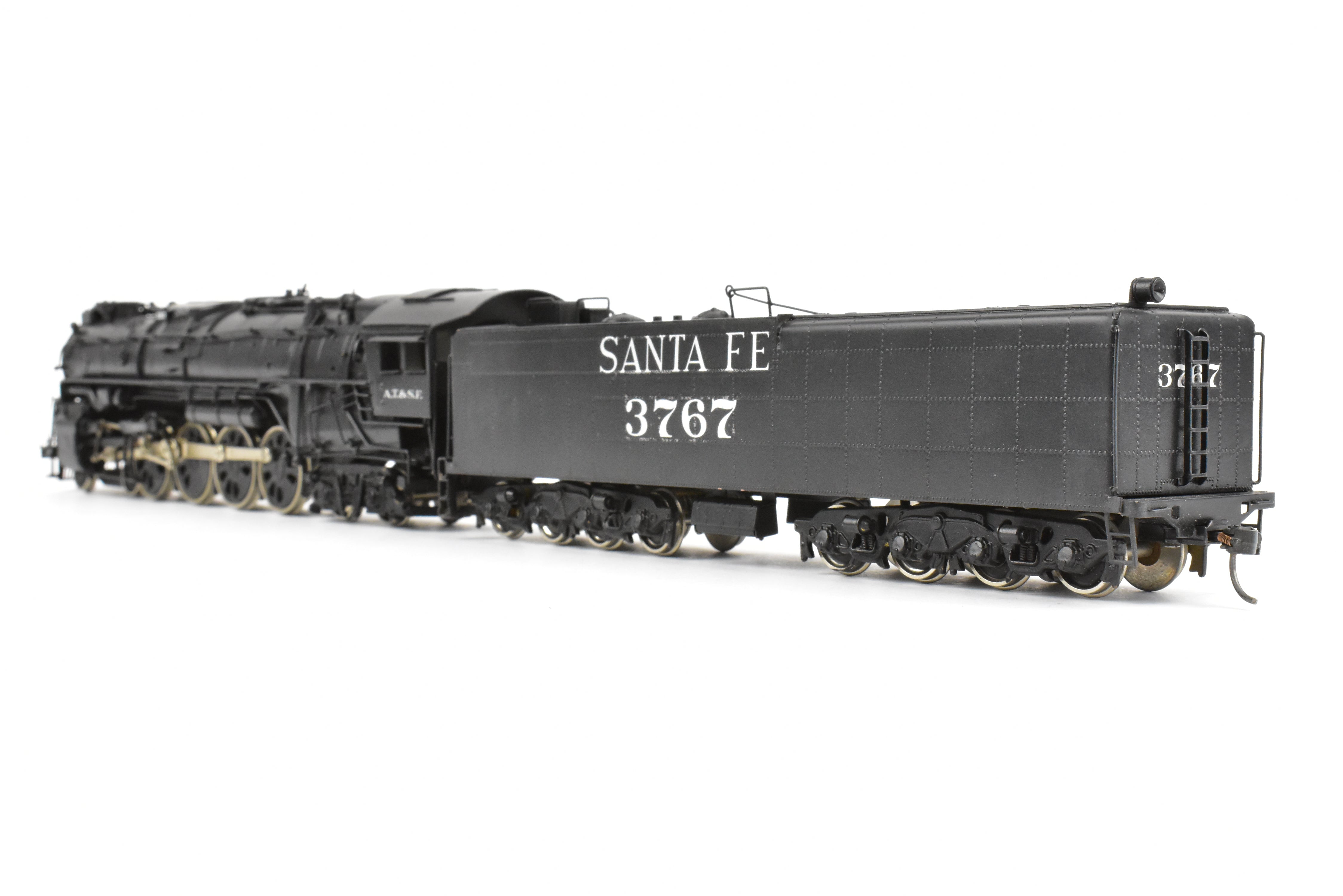 HO Scale Brass PFM - United Model Train ATSF - Santa Fe 4-8-4 Northern Early Run Locomotive CP #3767