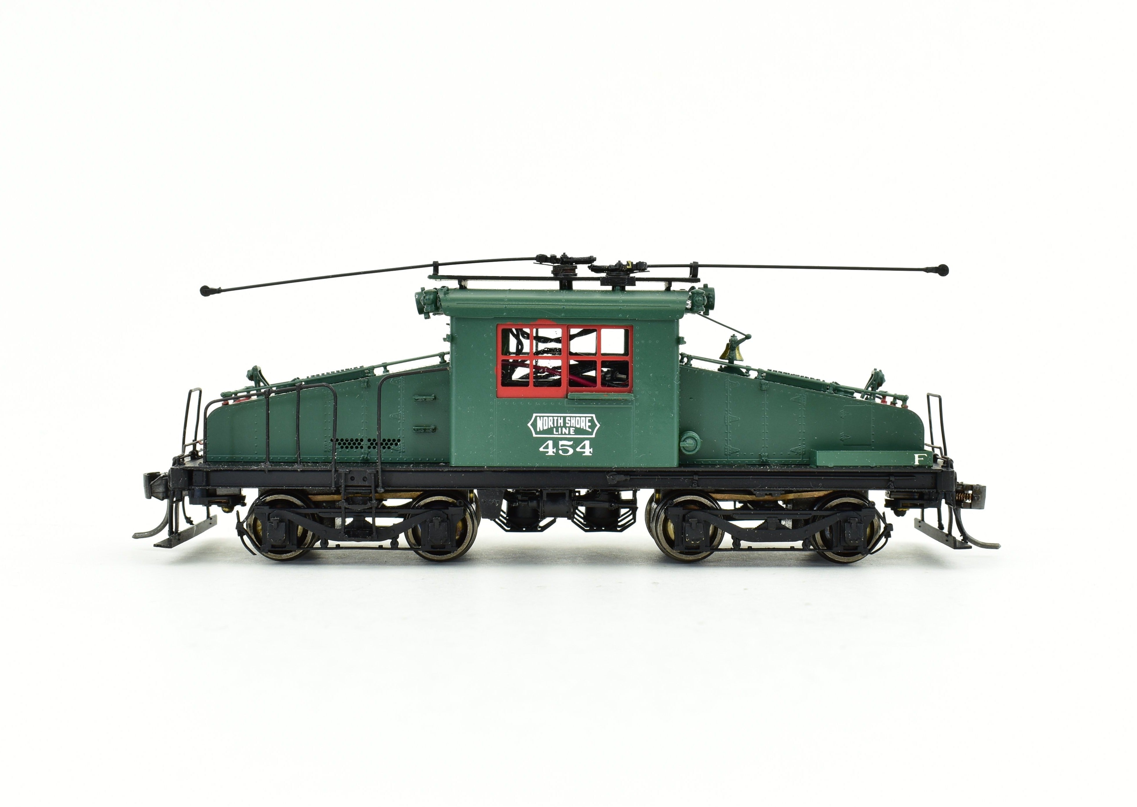HO Scale Brass CNS&M North Shore Line GE - ALCO Steeple Cab Electric #454 FP Model