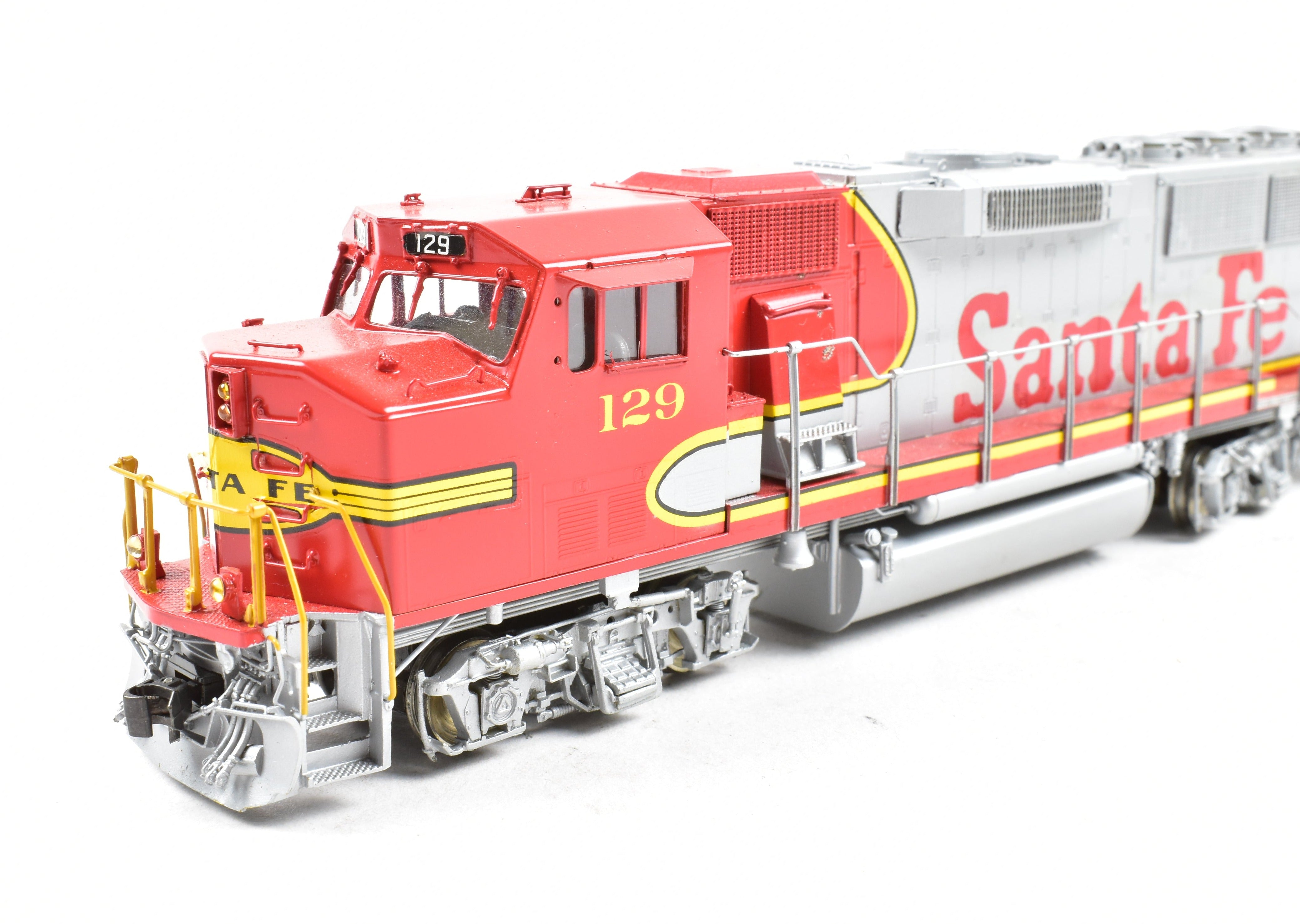HO Scale Brass Model Train Engine - Overland Models Inc. AT&SF Santa Fe GP60M Factory Custom - Painted by OMI