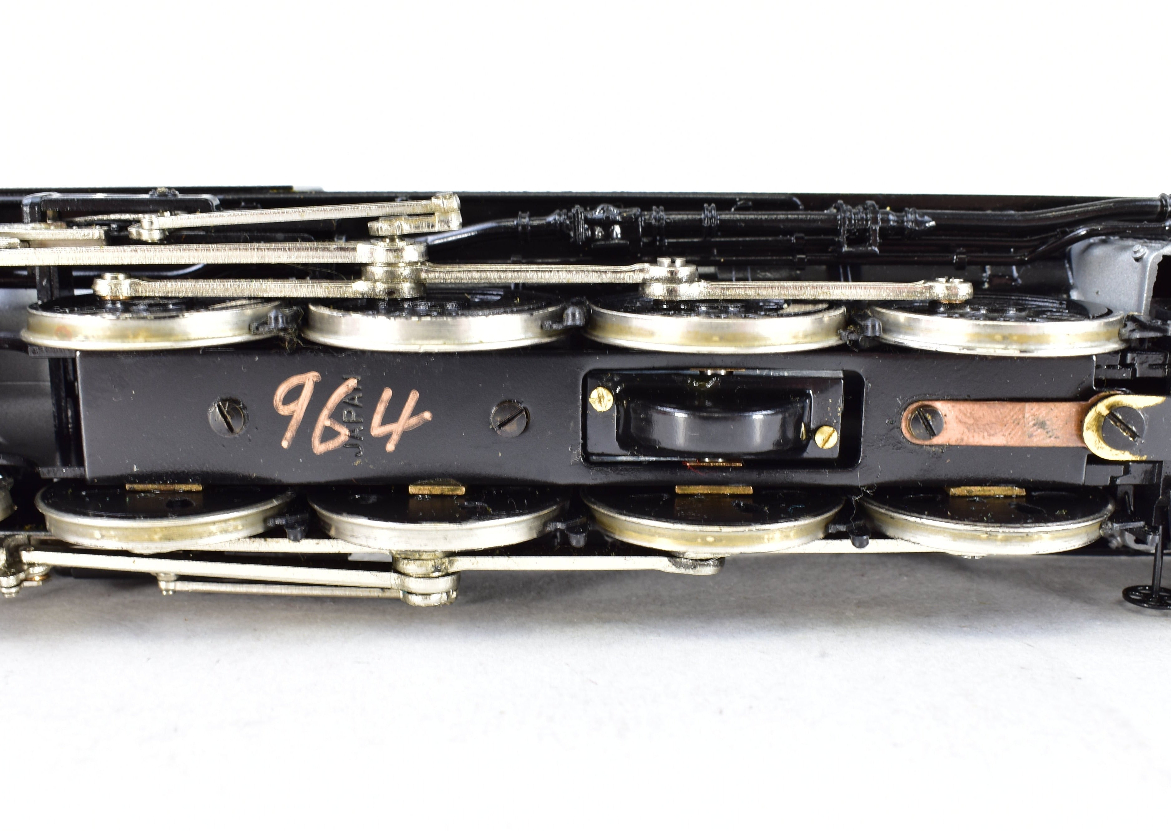 HO Scale Brass Model Train by Westside Model Co. - Union Pacific Class FEF - 2 4 - 8 - 4 Professionally Painted Locomotive No. 8444