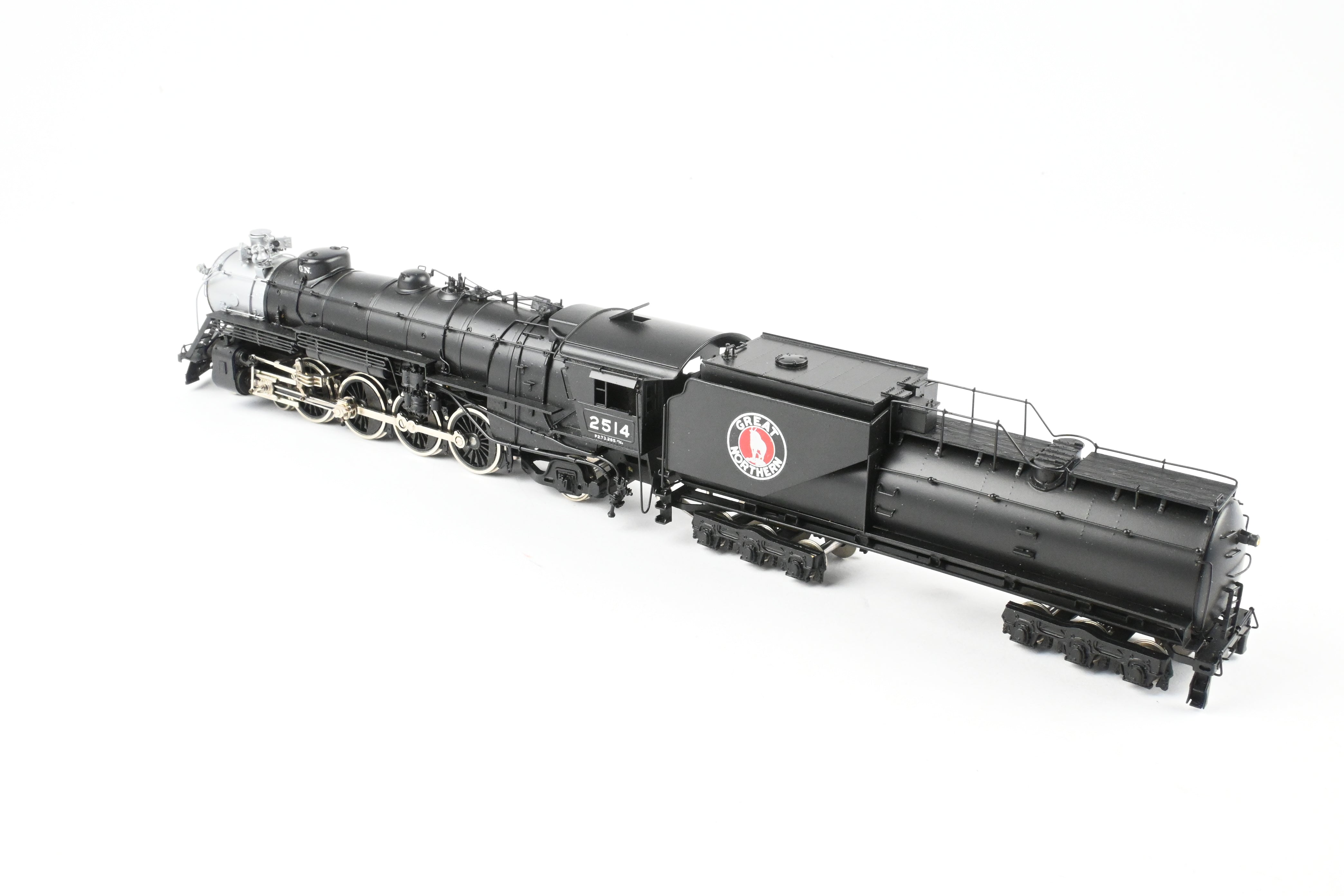 HO Scale Brass Tenshodo GN - Great Northern 4-8-2 Class P-2 Factory Painted Crown Series Steam Locomotive Model #2514