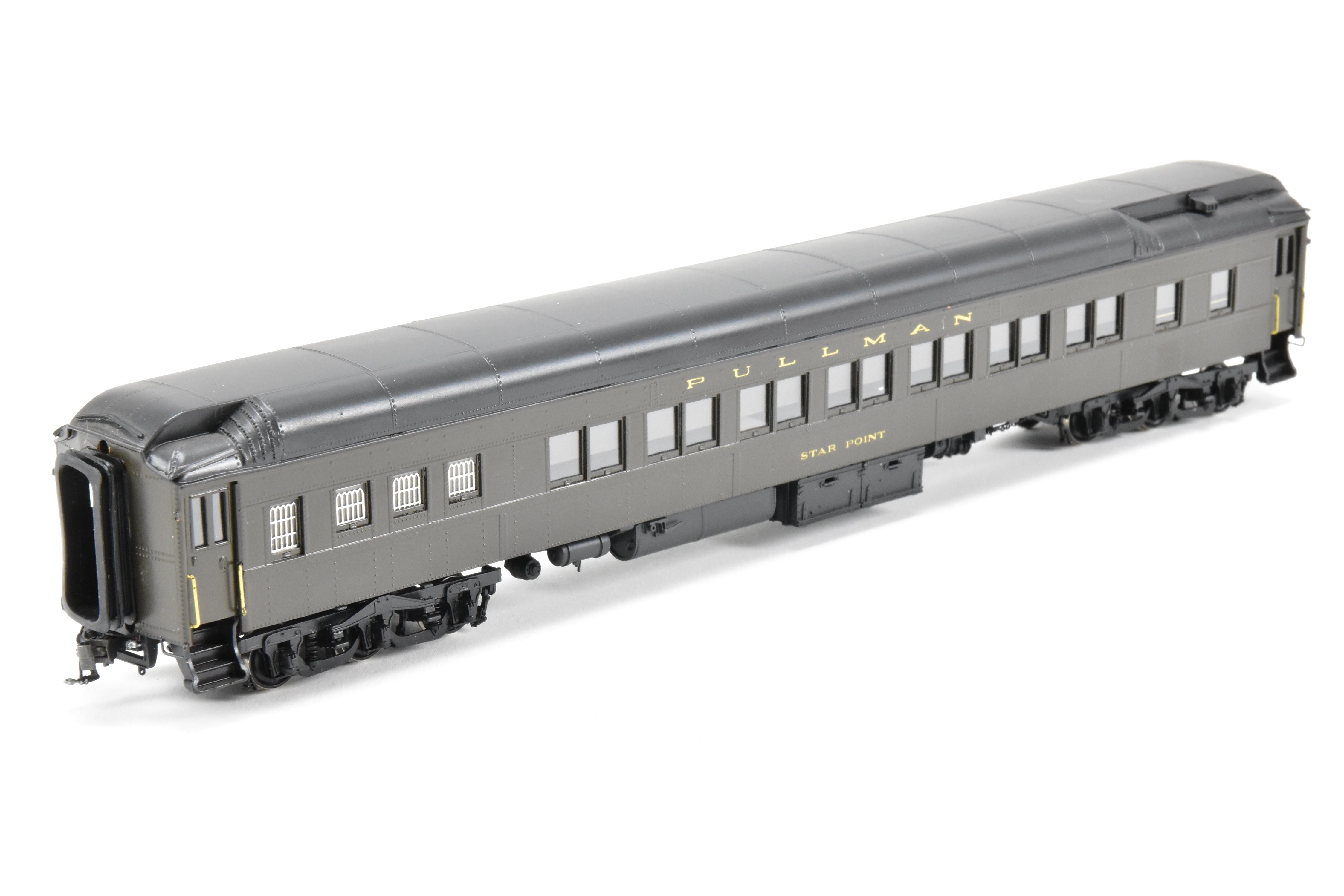 HO Brass PSC Precision Pullman 80' Sleeper Tourist Car Plan 3958A, Star Point Lettered