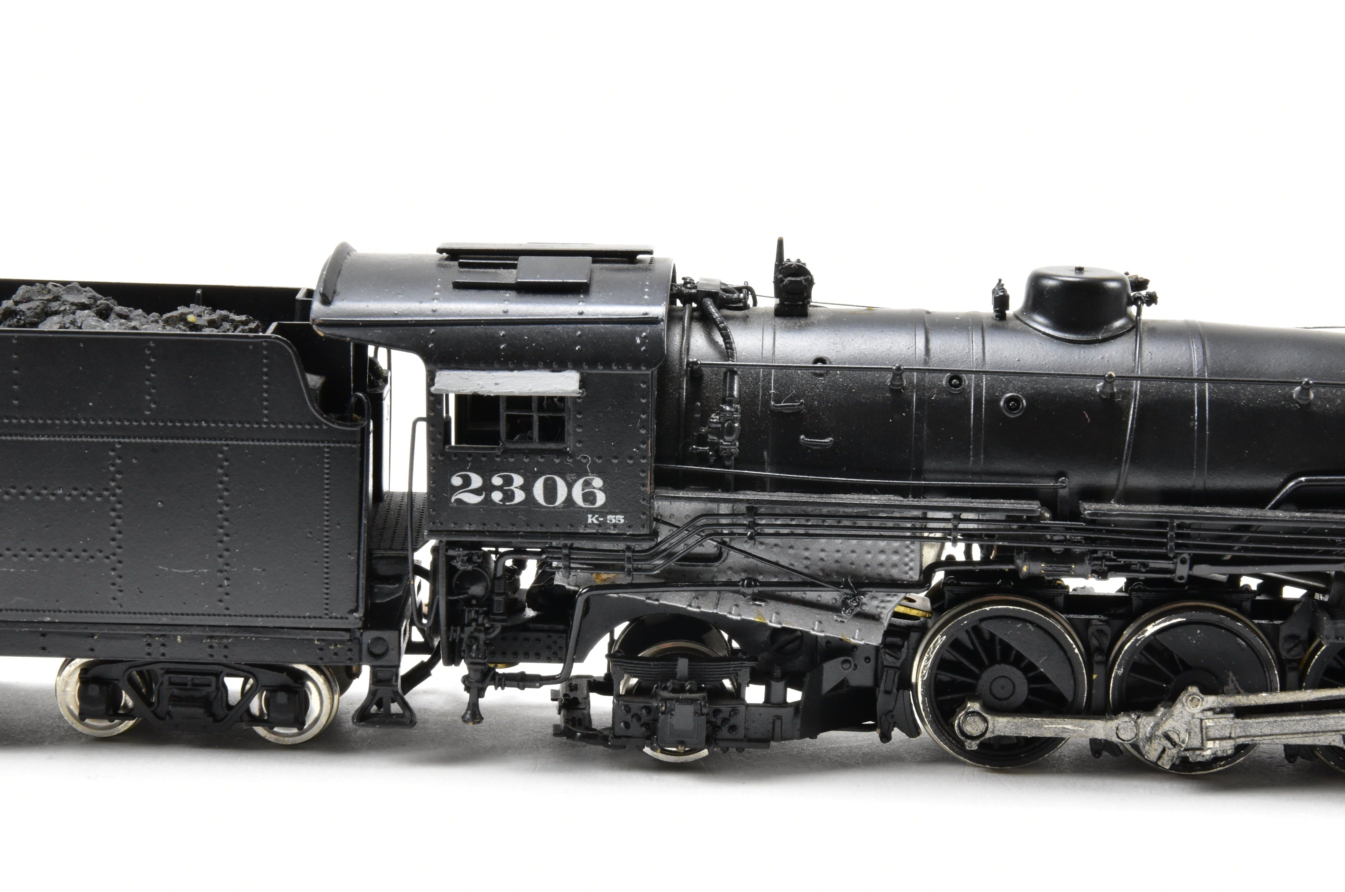 HO Scale Custom Painted Brass PFM Rock Island USRA 2-8-2 Light Mikado #2306