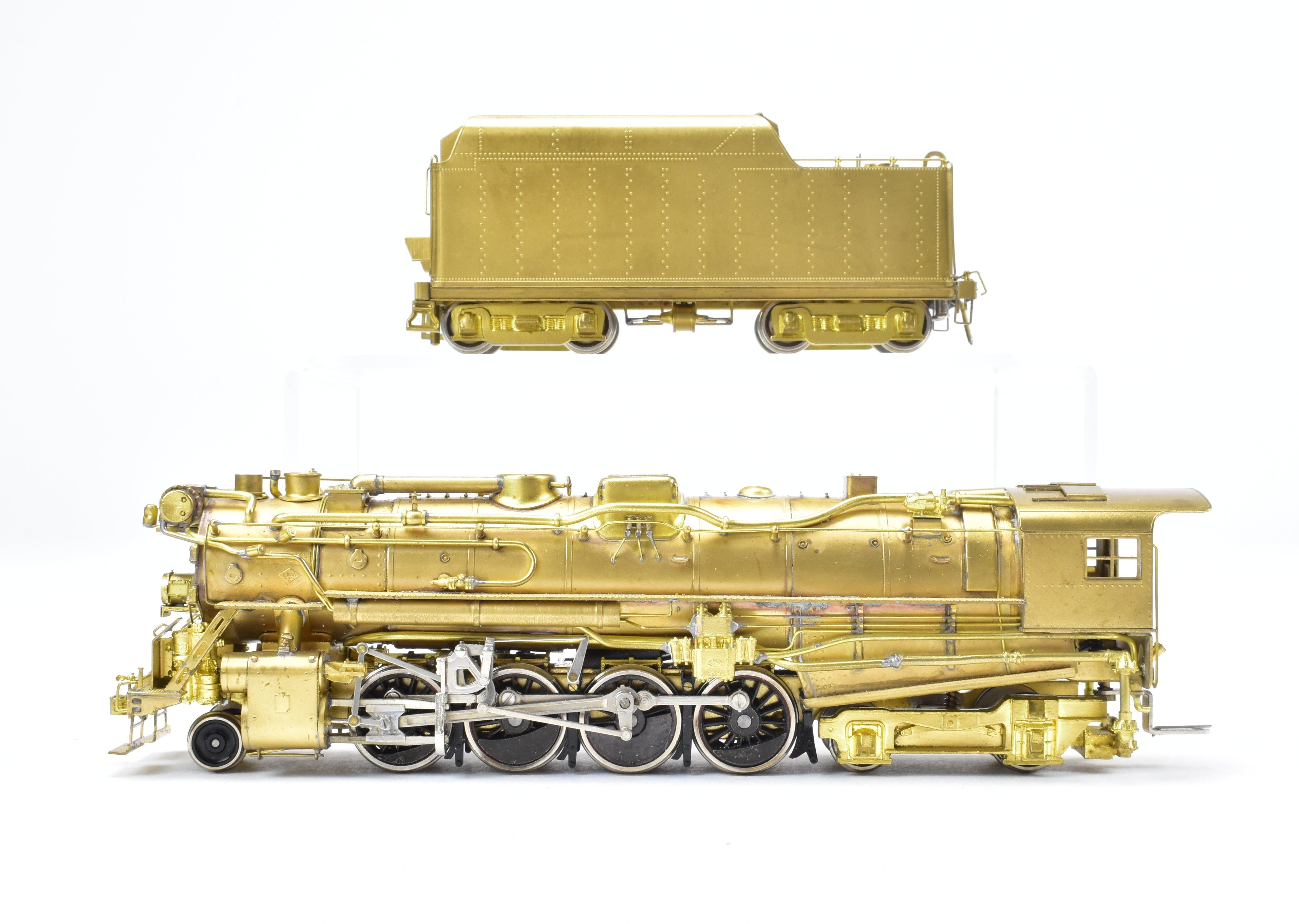 HO Scale Brass NPP Nickel - Plated Boston & Albany Class A - 1b 2 - 8 - 4 with Added Details