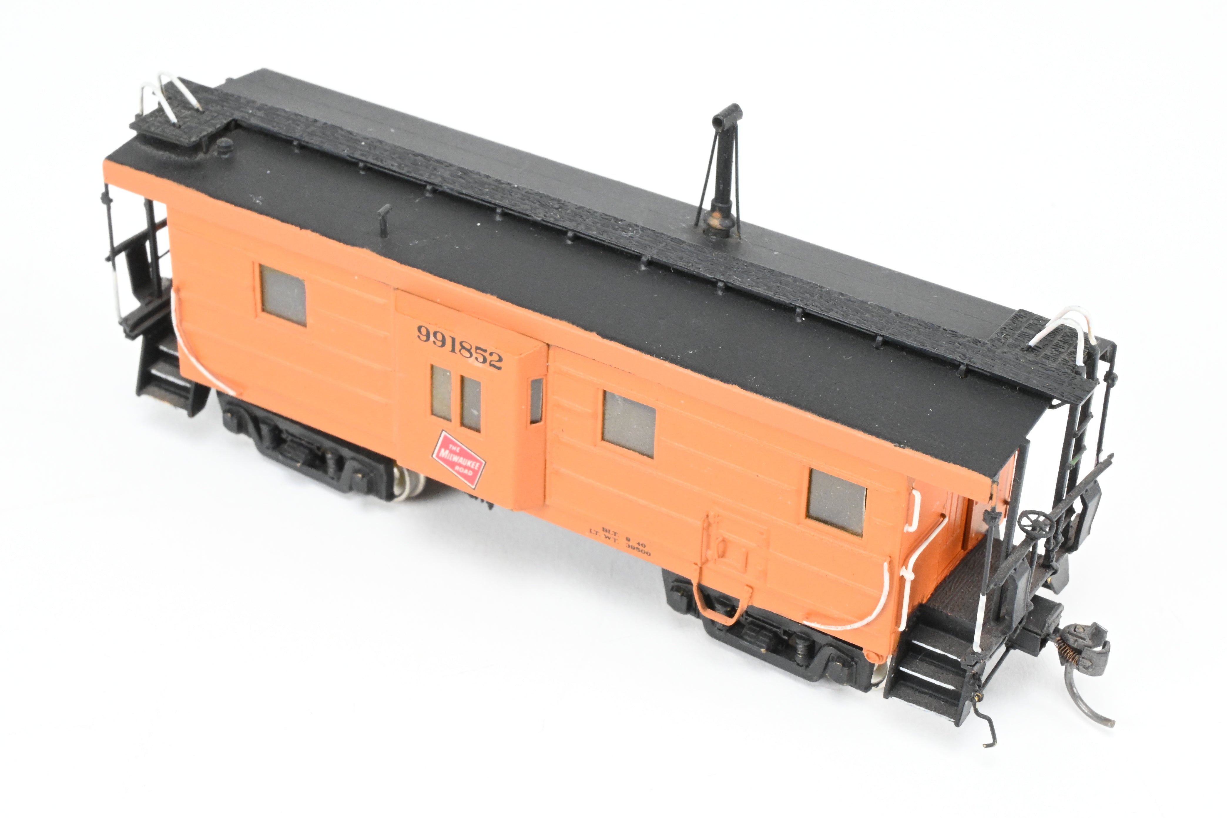 HO Brass OMI MILW Milwaukee Road Bay Window Caboose CP No. 991852, 1984 Run