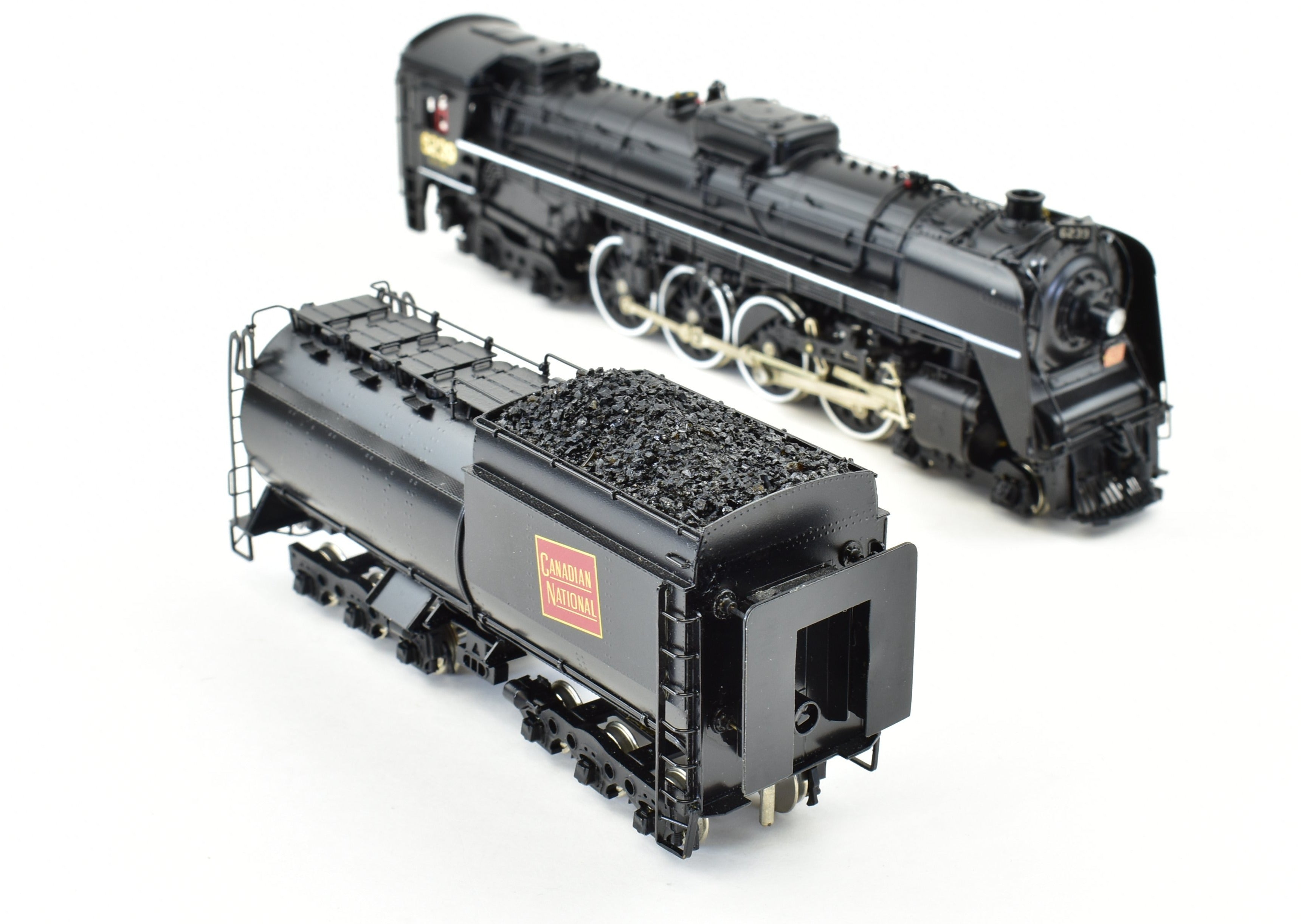 HO Scale Brass Model Train - Van Hobbies CNR (Canadian National Railway) 4-8-4 Class U-2-H Locomotive #6239 FP