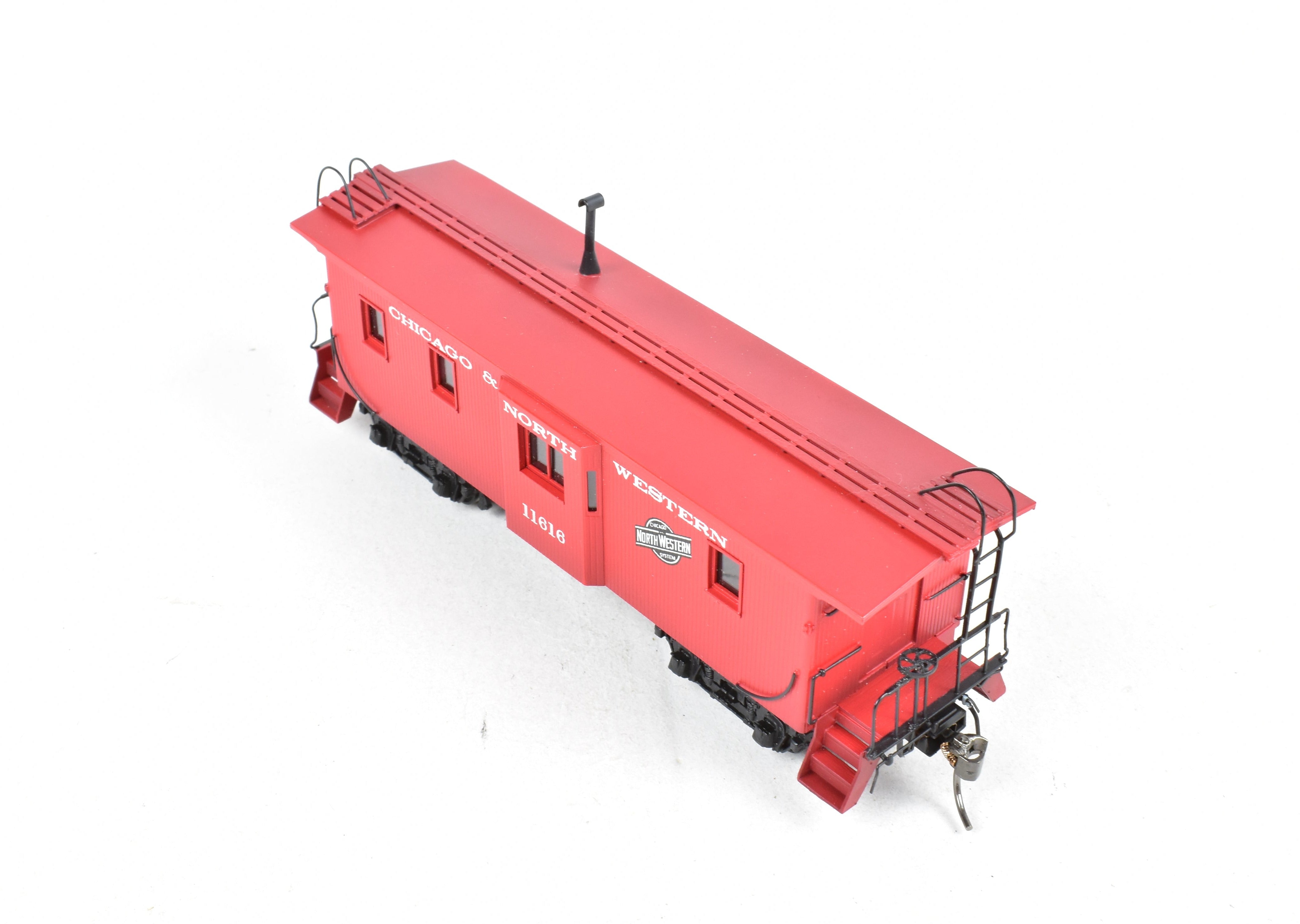 HO Brass DVP Chicago and North Western Bay Window Caboose FP 1996 Model