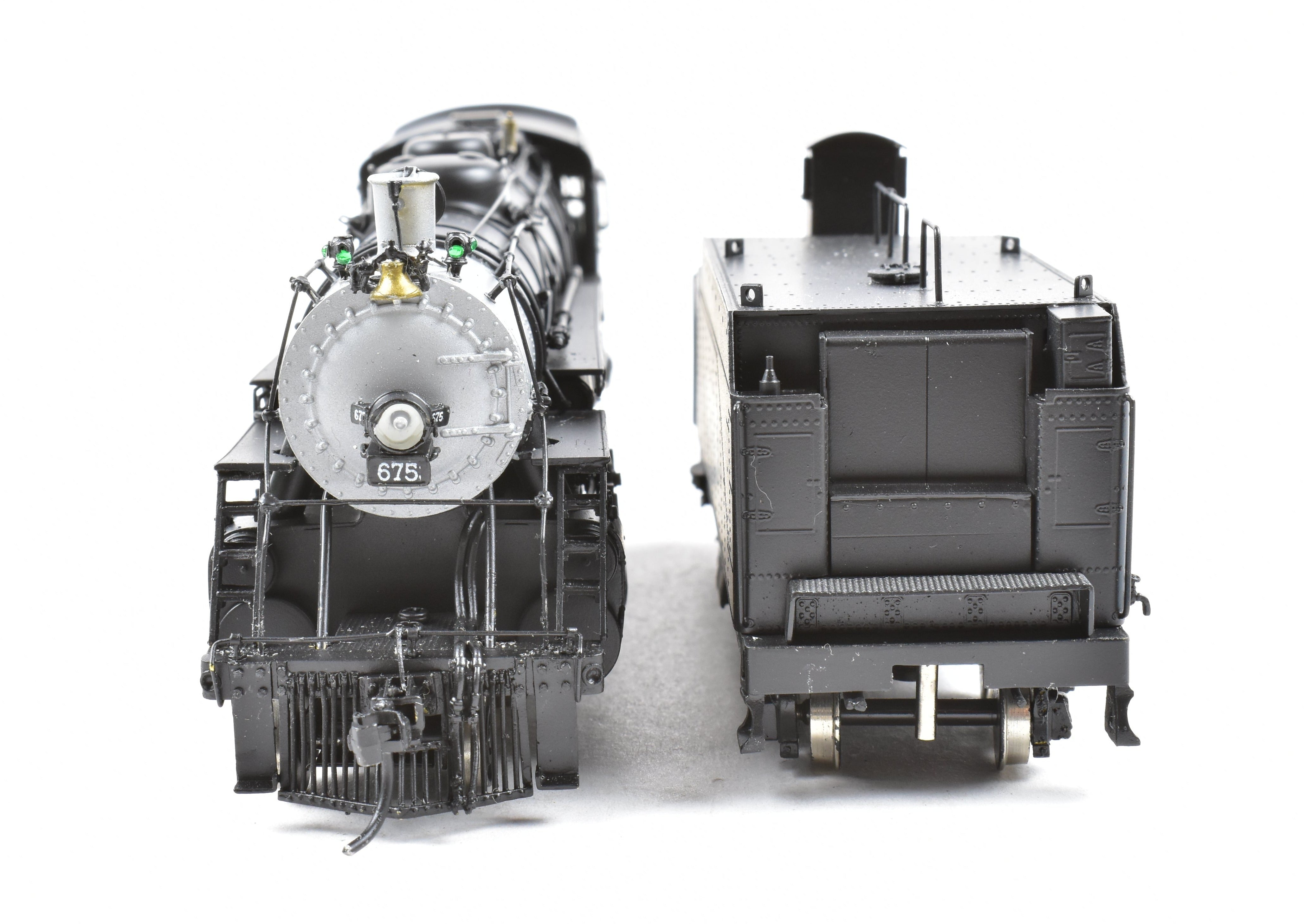 HO Scale Brass Model Steam Locomotive - Overland Models, Inc. OMI SSW - Cotton Belt LO 4-8-2 Mountain Professionally Painted