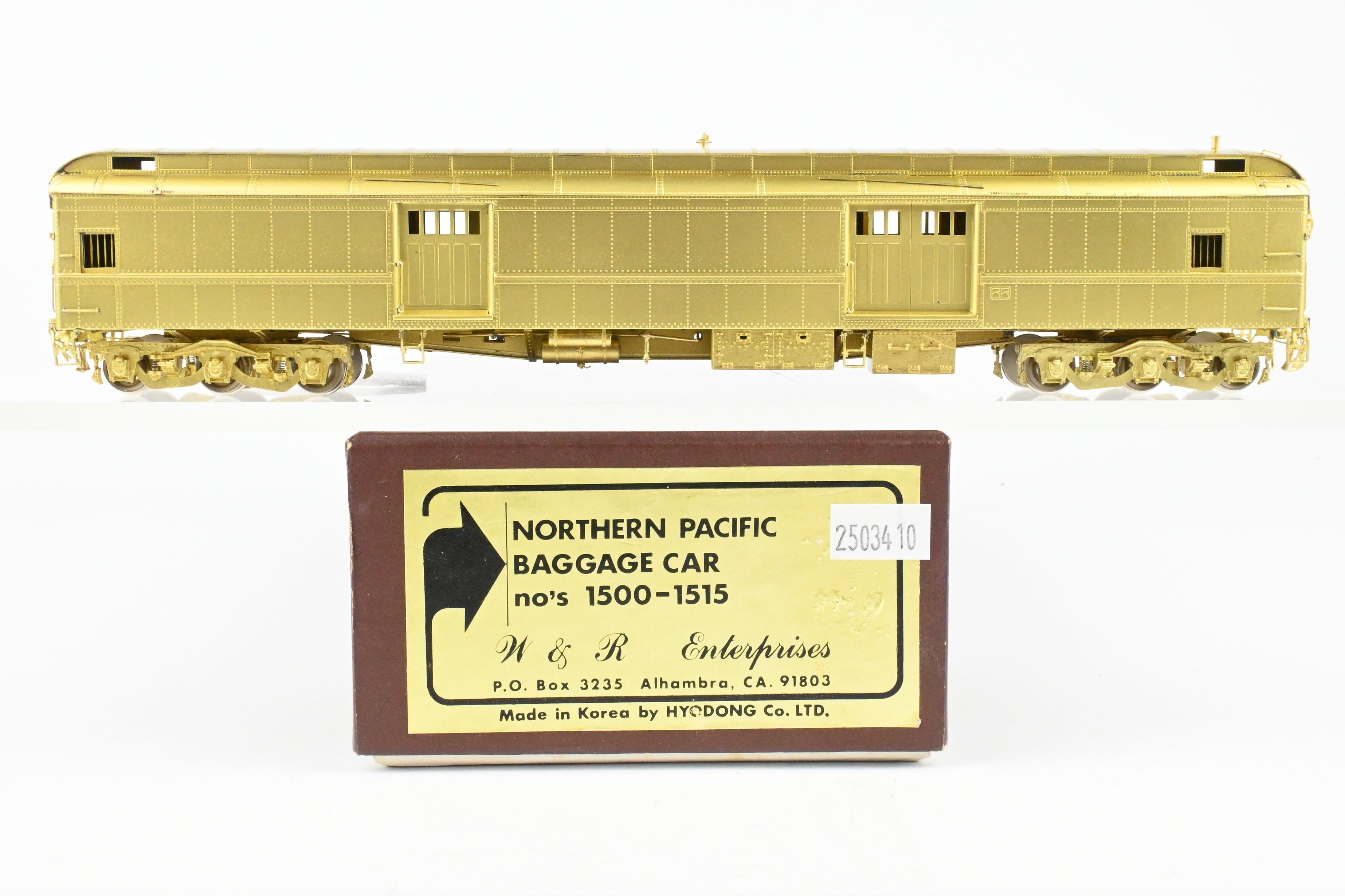HO Scale Brass W&R Enterprises Northern Pacific Baggage Cars 1500 - 1515