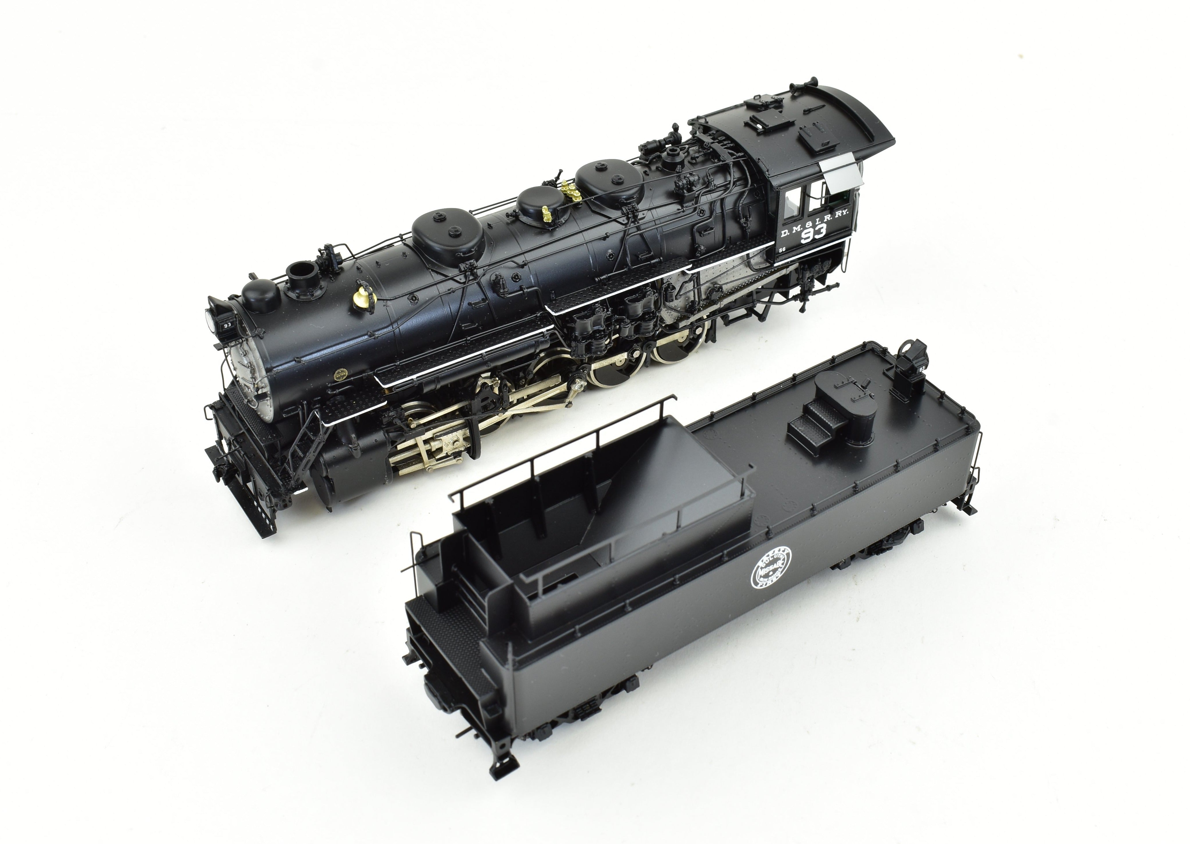 HO Scale Brass Model Train - Precision Scale Co. DM&IR S-6 0-10-0 Factory Painted Prototype #93