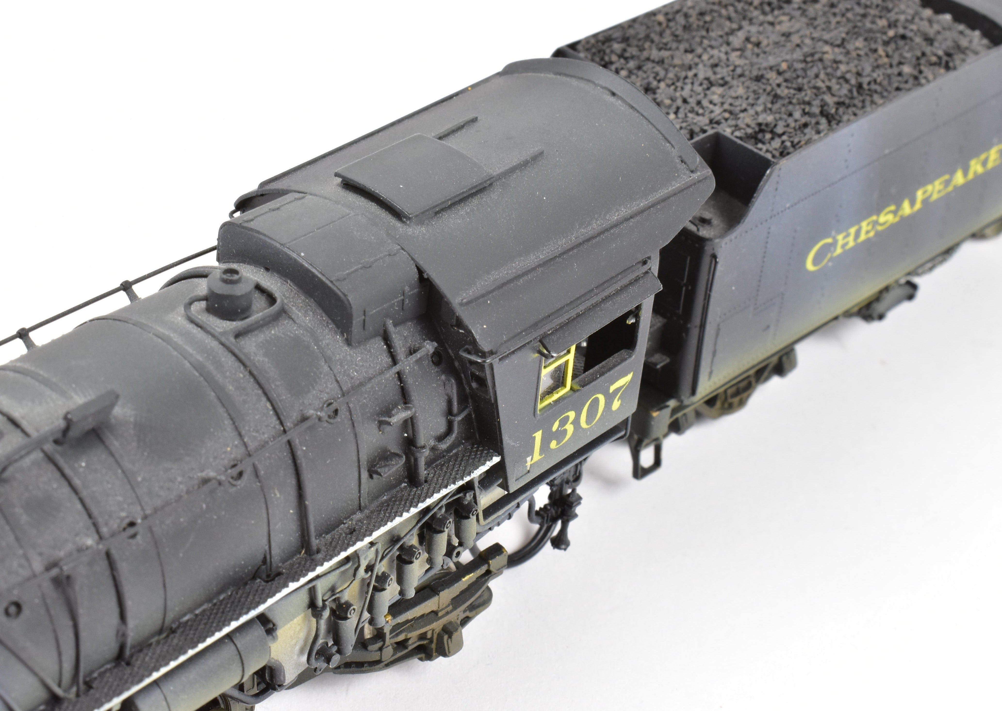 HO Brass PFM Chesapeake & Ohio 2-6-6-2 Mallet 1307 with DCC, Sound & Can Motor