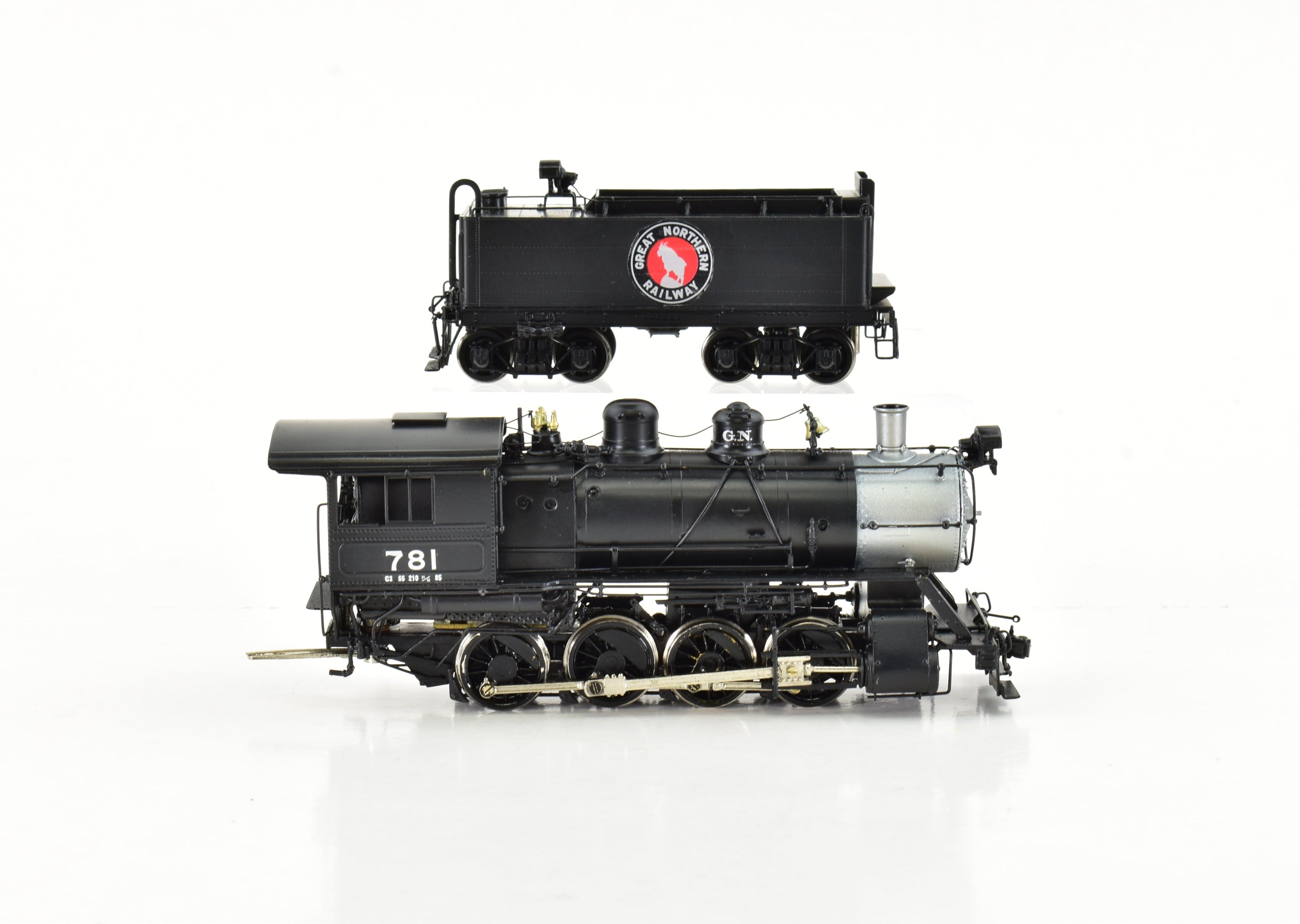 HO Scale Brass Great Northern 0-8-0 Class C-4 No. 781 Custom Painted Model