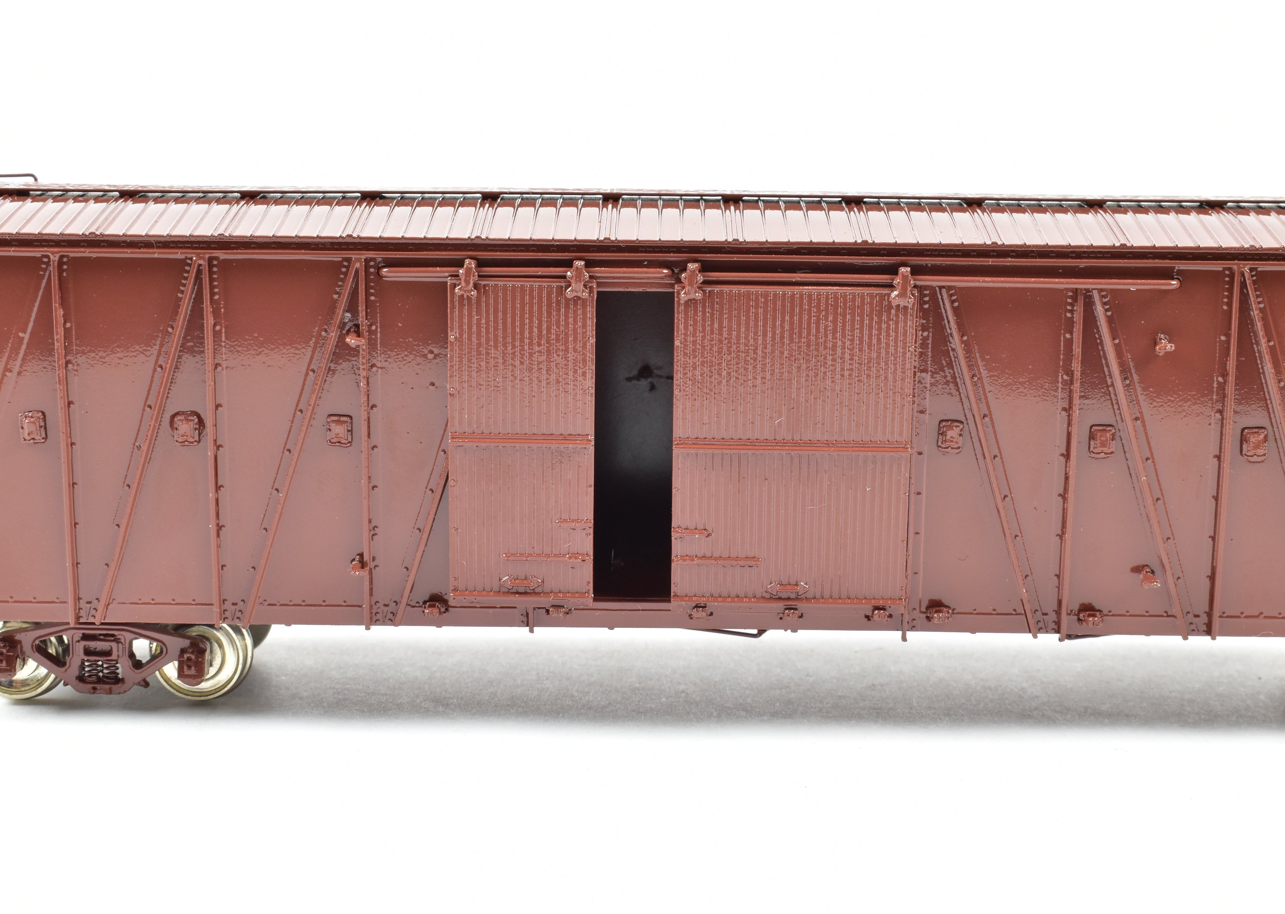 HO Scale Brass Model Auto Boxcar - OMI (Overland Models, Inc.) Union Pacific A-50-4 50-Foot Auto Boxcar from 1919 to 1960s