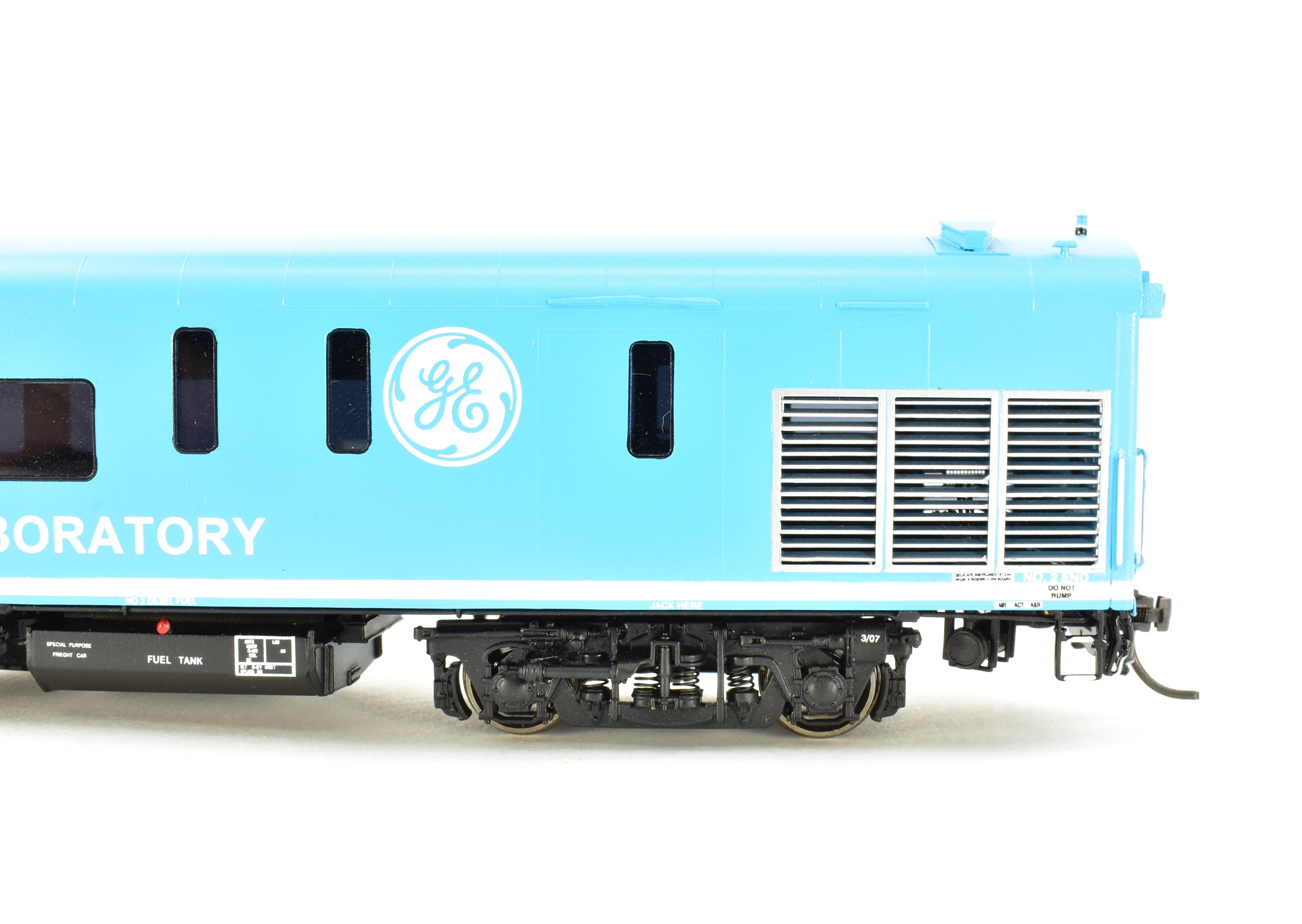 HO Brass OMI General Electric Test Car FP No. 90 by Overland Models