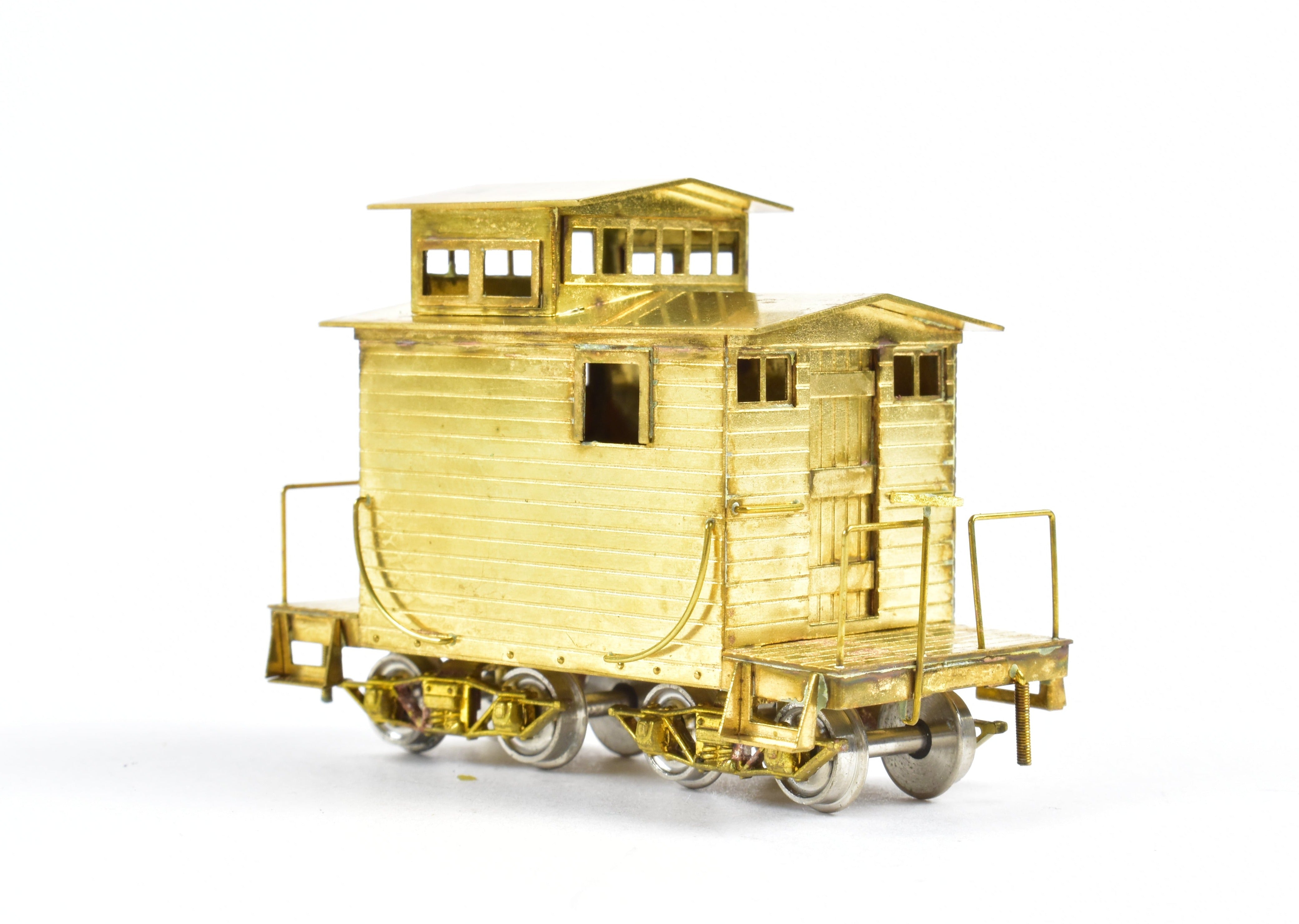 HOn3 Scale Brass Model Train Westside Lumber Co. Short Caboose No. 7 by Westside Model Co.