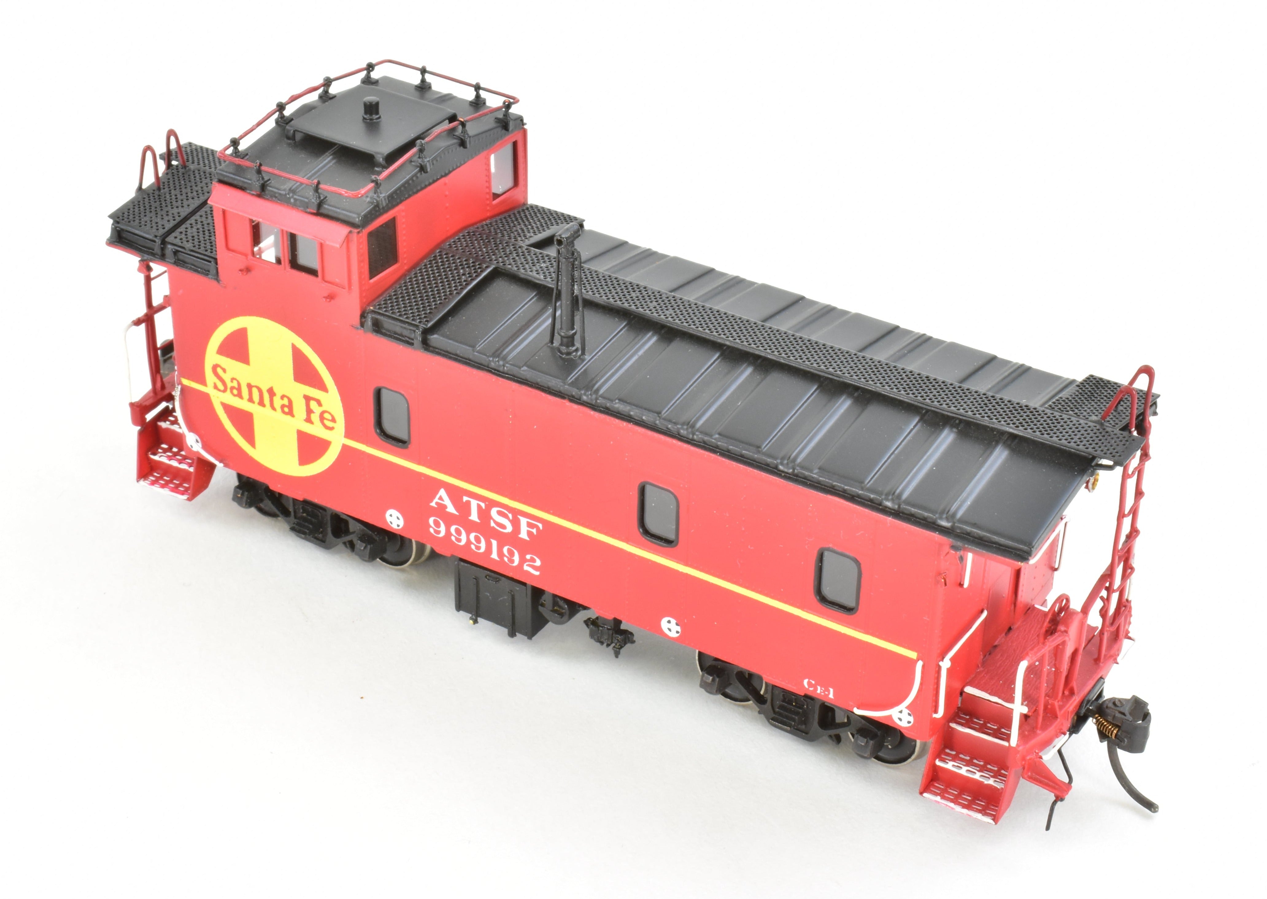 HO Scale Brass CIL Santa Fe Caboose - Challenger Imports AT & SF Class CE - 1 FP Model No. 999192, a Collectible Railroad Item