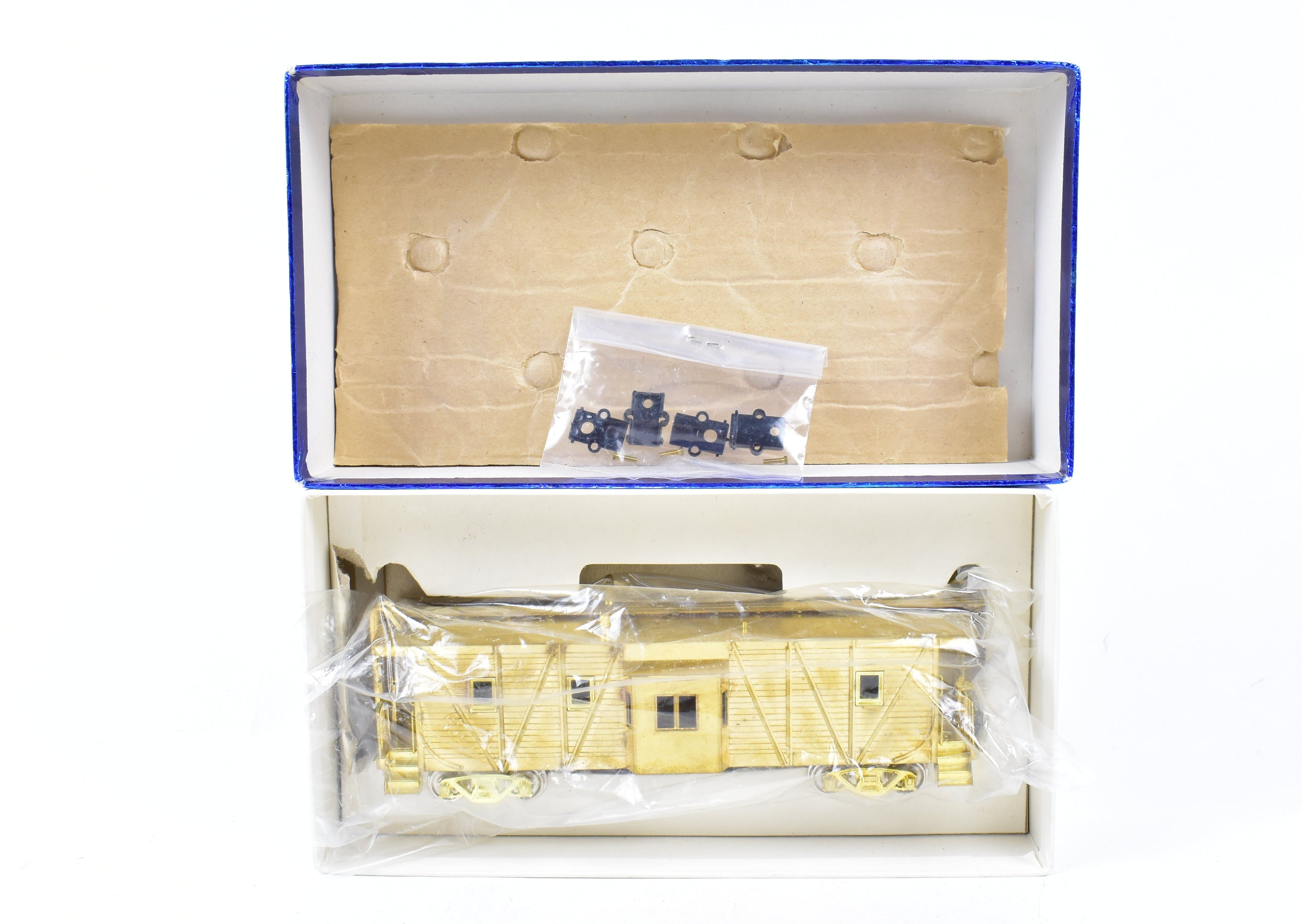 HO Scale Brass Balboa Western Pacific Bay Window Caboose with Spares
