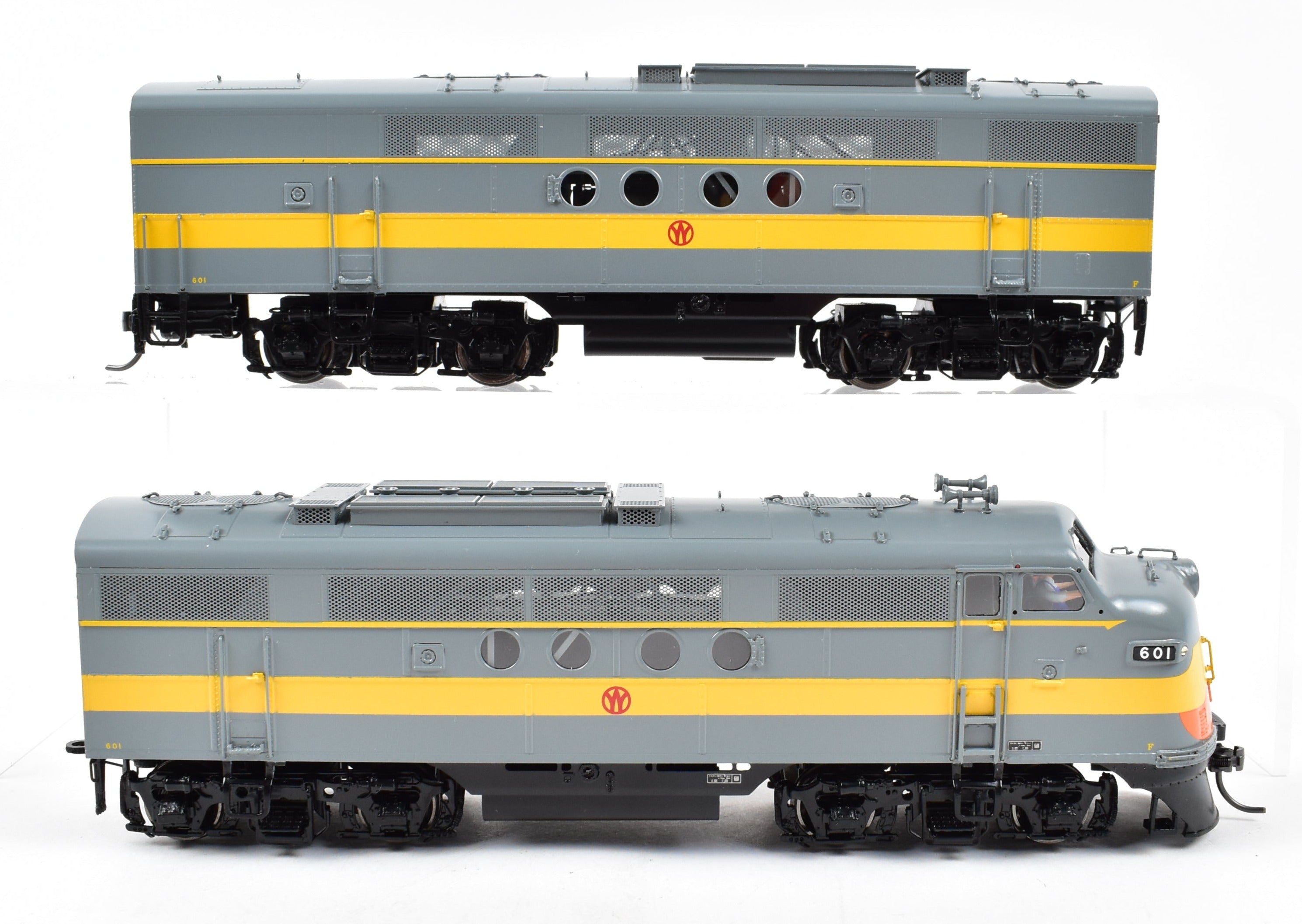 HO Scale Brass DVP Division Point NYO&W Factory Painted Locomotive Set No. 601