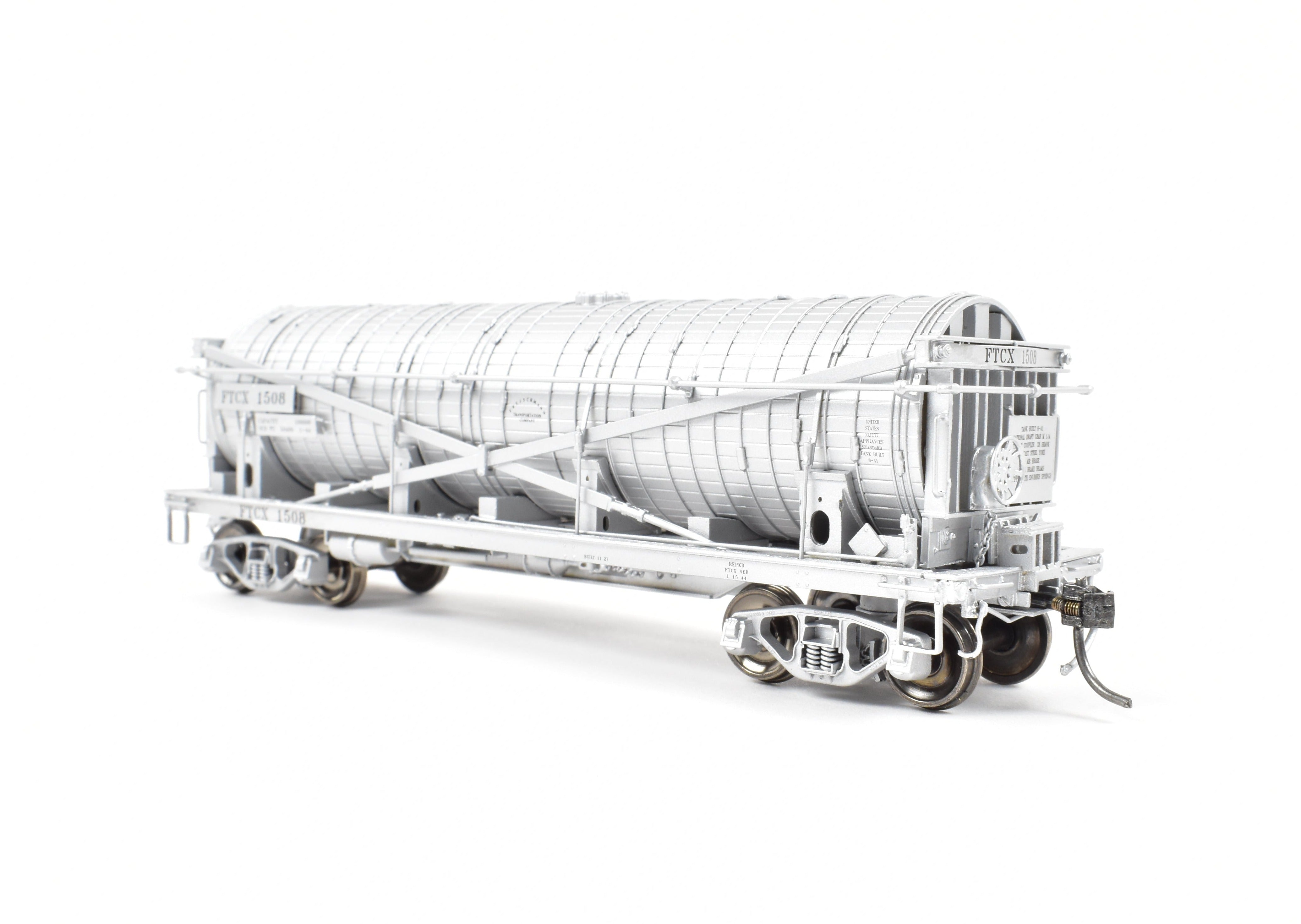 HO Scale New Brass Model Train - North Bank Line Various Roads FTCX 1508 Fleishman's Vinegar Car, a High - Quality Collectible