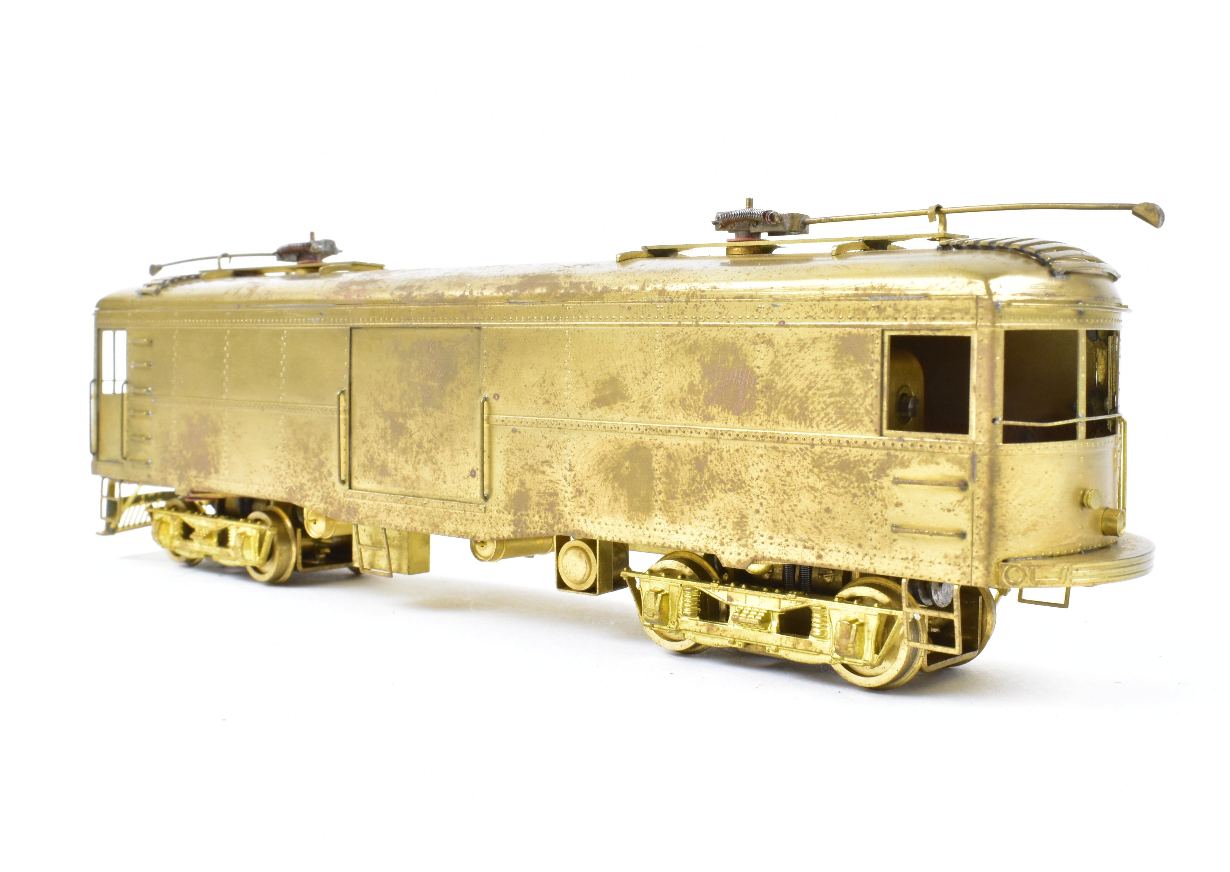 HO Scale Brass Ken Kidder Cincinnati & Lake Erie (C&LE) Box Cab Freight Motor Model in As-Is Condition