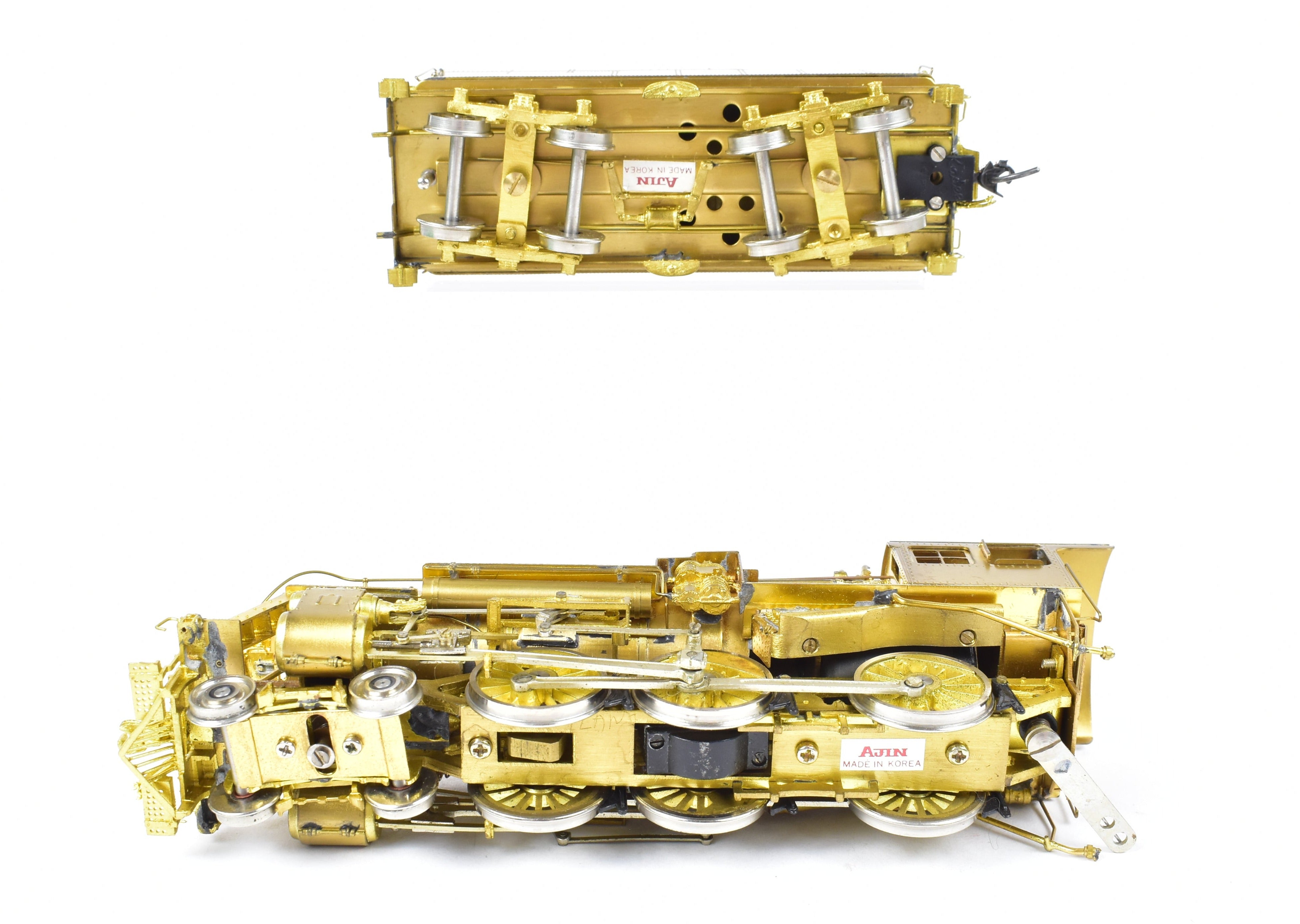 HO Scale Brass Model Train - Overland Models Inc. Rutland Railroad F - 2j 4 - 6 - 0 Locomotive Series #74 - 79