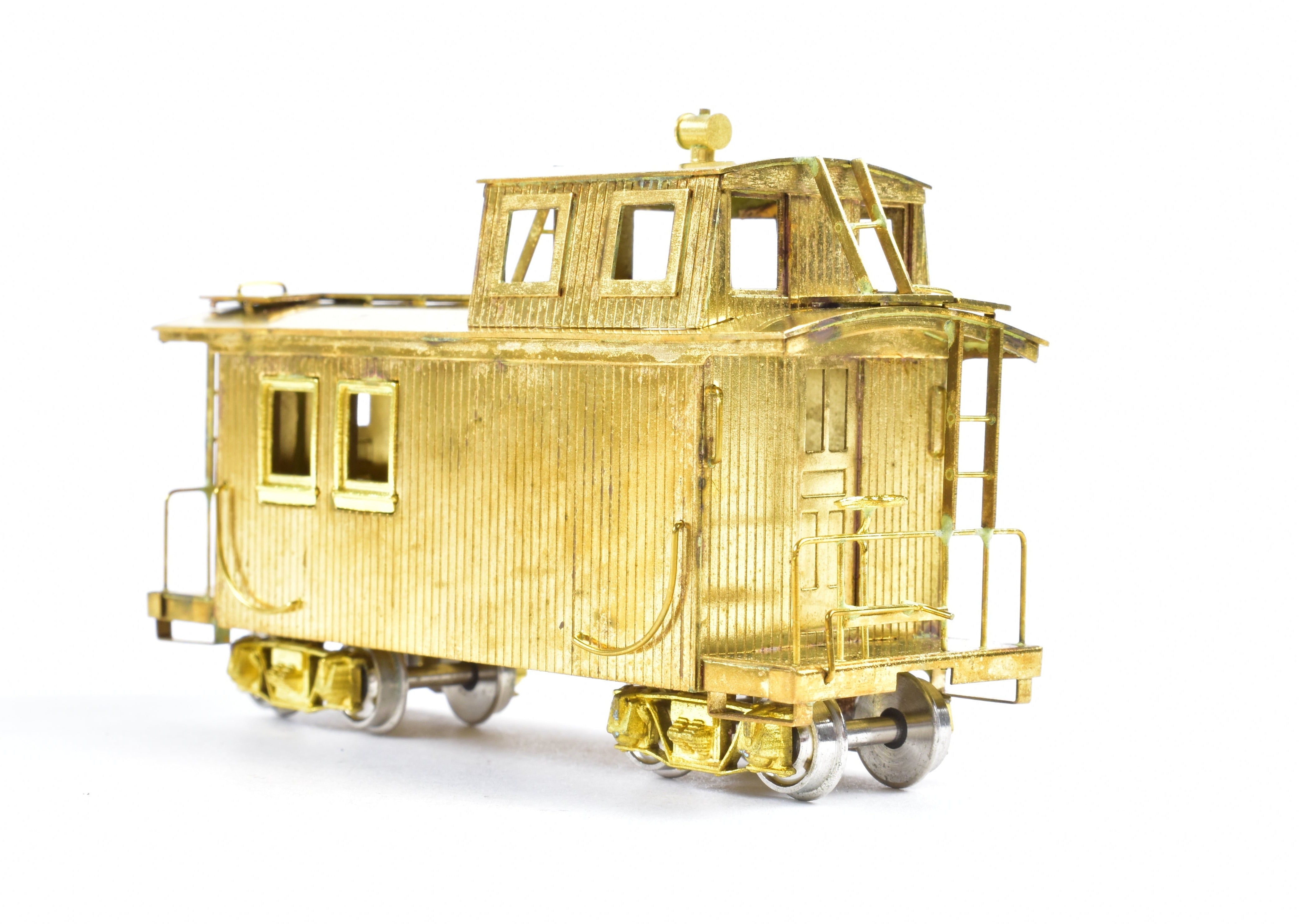 HOn3 Scale Brass Model Train Caboose by Westside Model Co. - Florence and Cripple Creek #5, Ideal for Model Railroading Enthusiasts