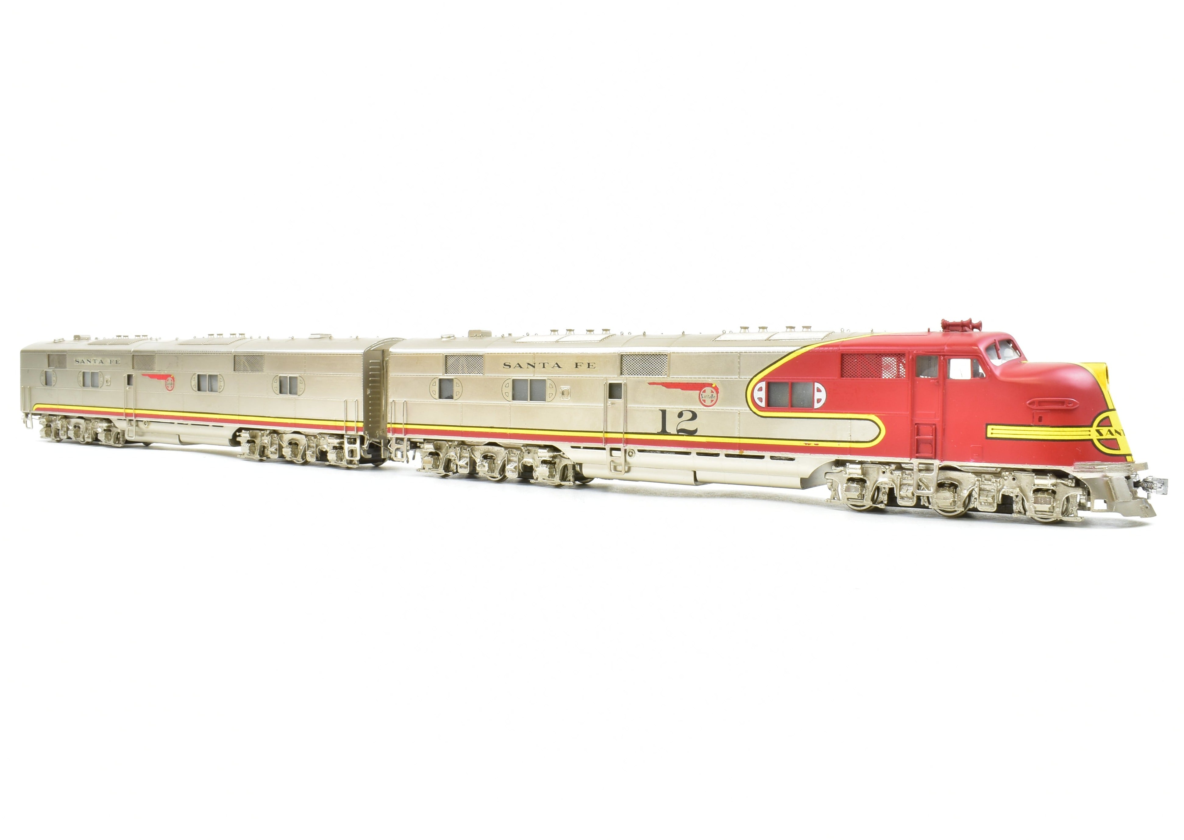 HO Scale Brass ATSF - Santa Fe EMD E6 A/B 2000 HP Factory-Painted Model