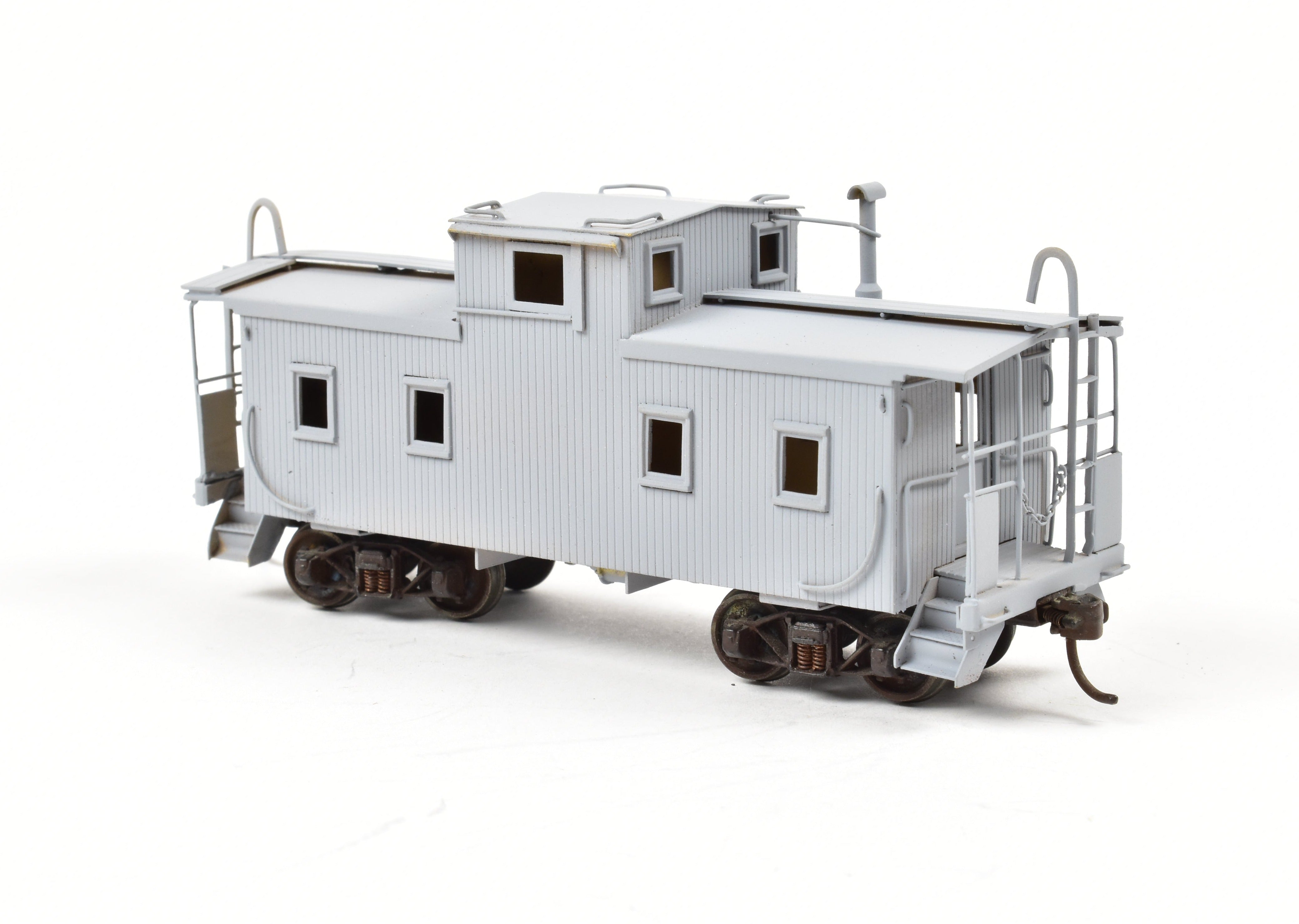 HO Scale Brass Hallmark GM&O Gulf Mobile & Ohio Partially Painted Wood Caboose