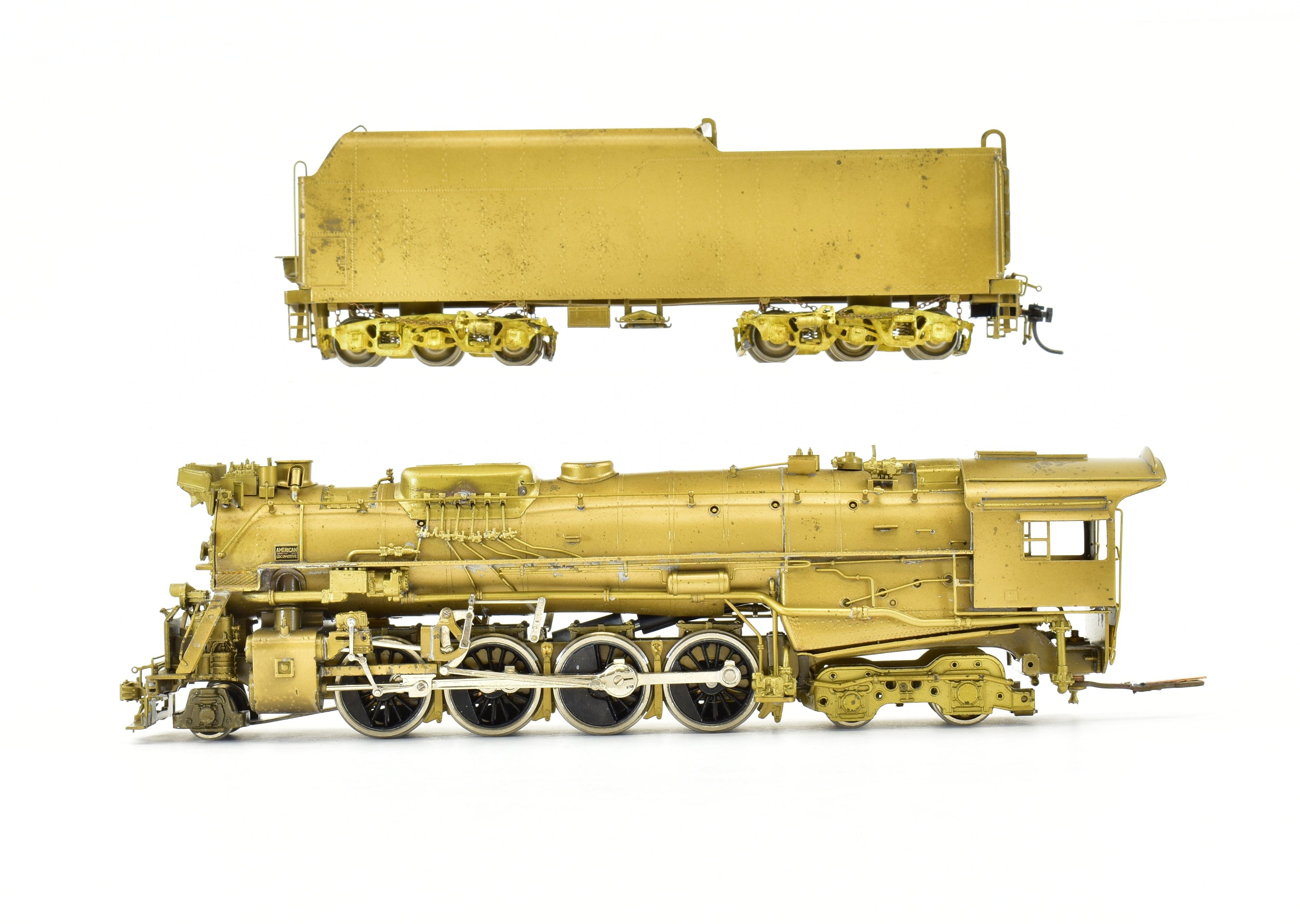 High - Quality HO Scale Brass Pacific Fast Mail (PFM) Model Train - United C&O, Chesapeake & Ohio 2 - 8 - 4 Alco Kanawha, 1977 Edition