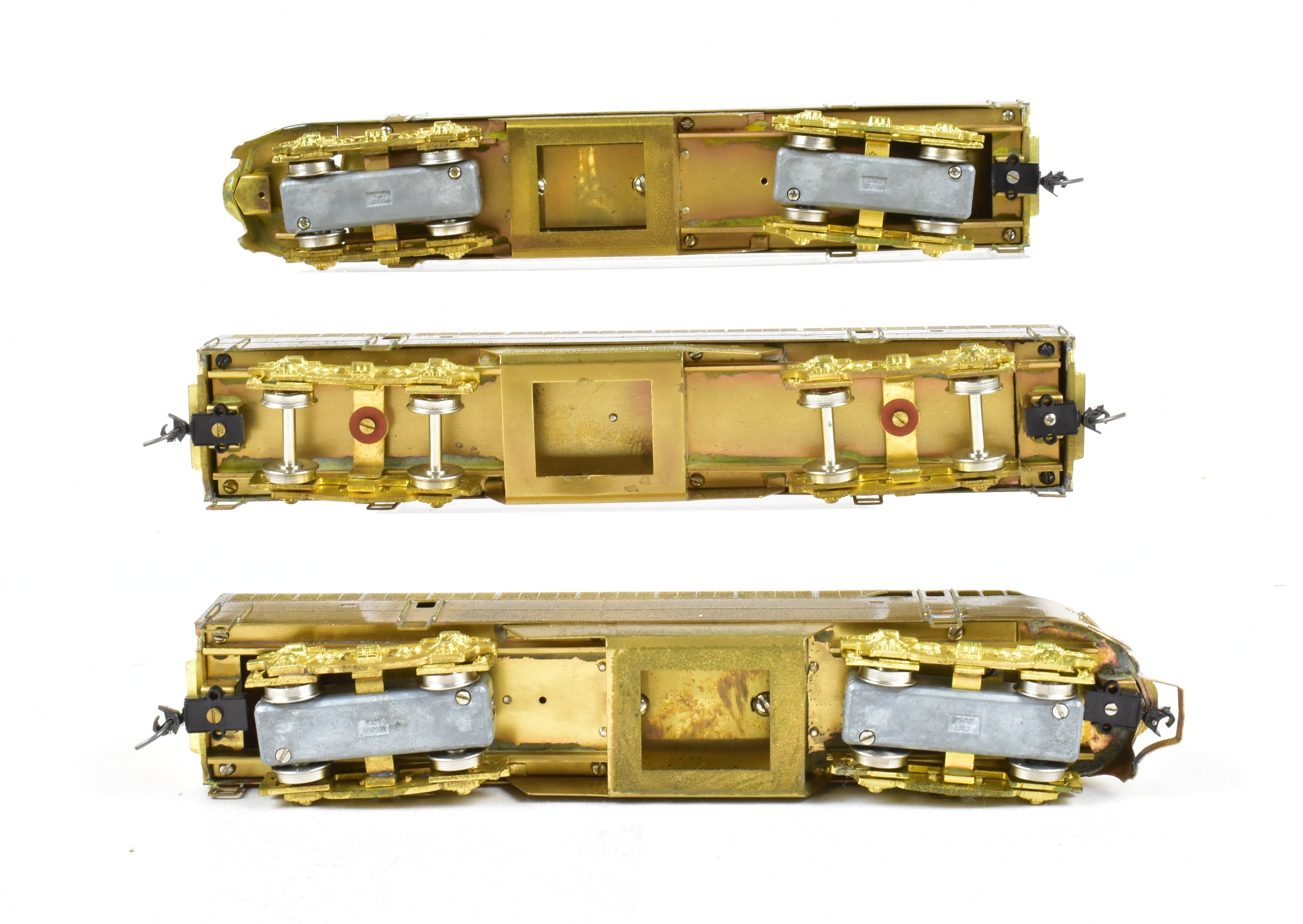 HO Scale Brass Red Ball Model Train Set - Various Roads, Fairbanks Morse CFA - 16 - 4 A - B - A C - Liner 3 - Unit Set for Model Train Enthusiasts
