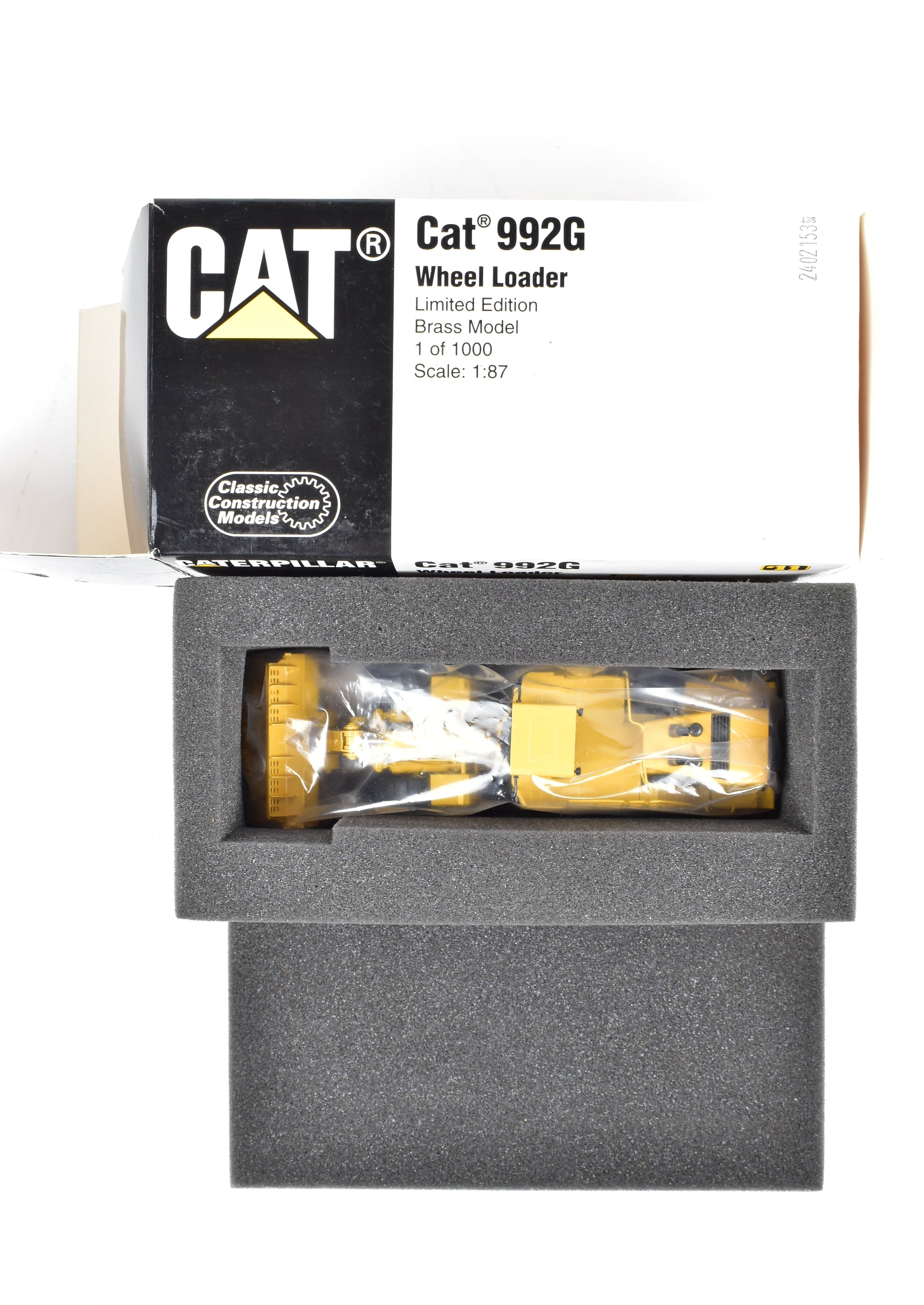 High - Quality HO Scale Brass Construction Model - Caterpillar Classic Collection Cat 992G Wheel Loader FP from Korea