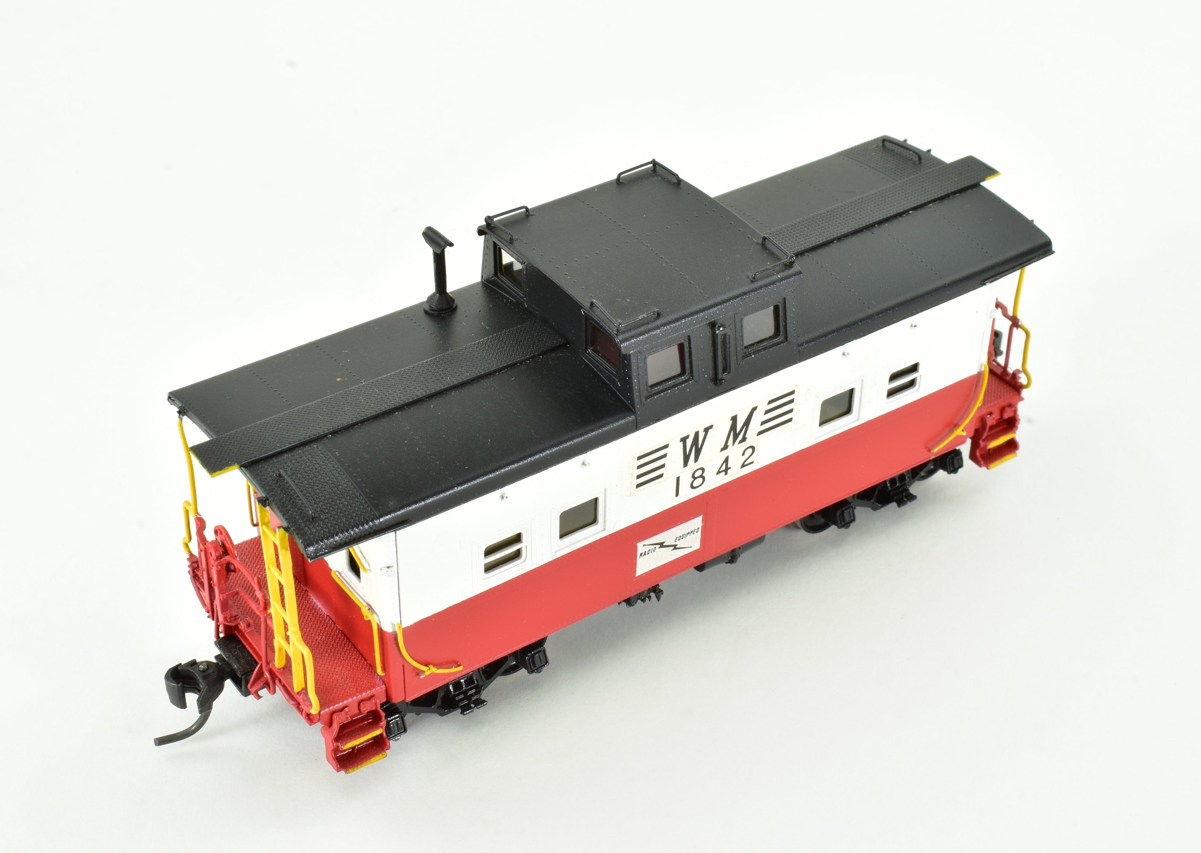 HO Scale Brass Western Maryland Steel Caboose FP No. 1842 Model by Overland Models, Inc. (OMI)