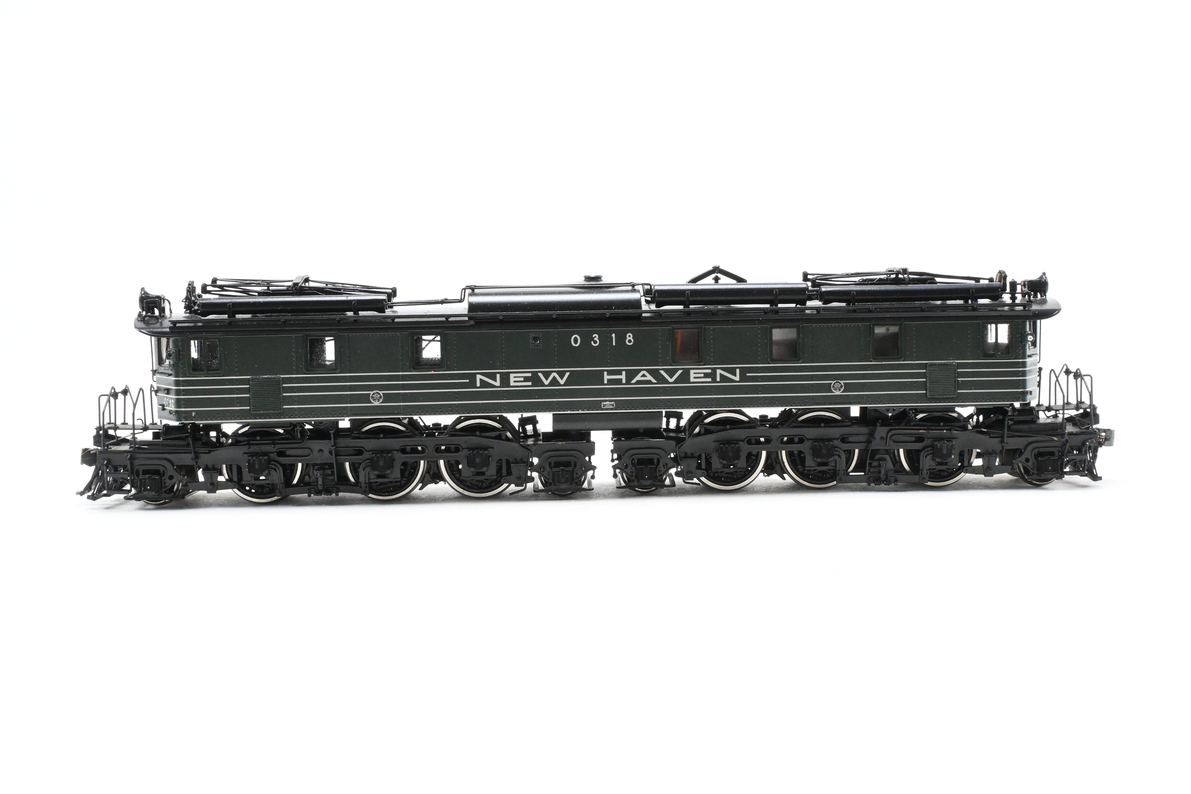 HO Brass CON Railworks NH New Haven EP - 2 Box Cab Electric FP 0318 w/ Tsunami2 DCC & Sound, Minor Damage