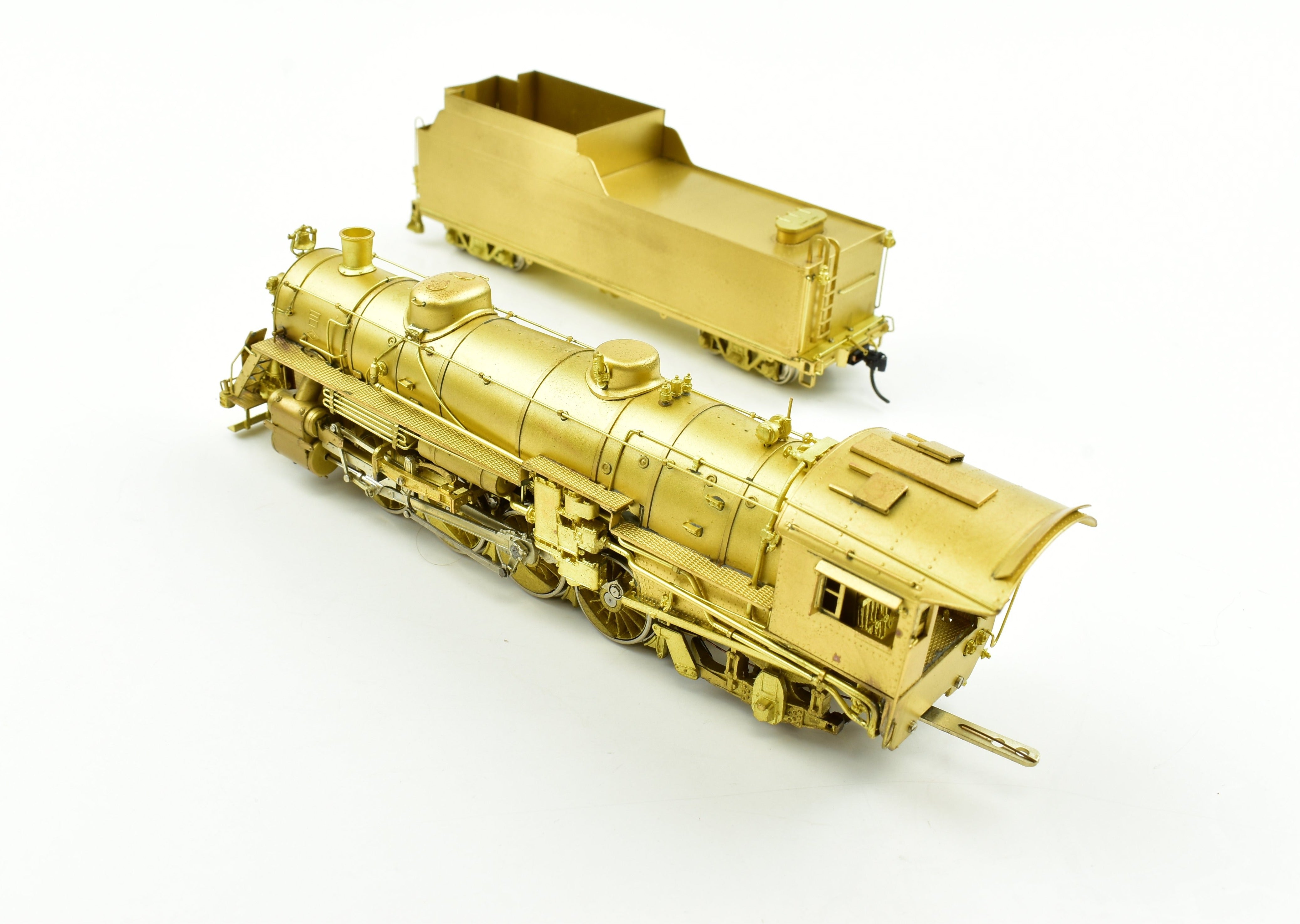 HO Scale Brass Key Imports Model of Akron Canton & Youngstown #407 2-8-2 USRA Light Mikado Locomotive