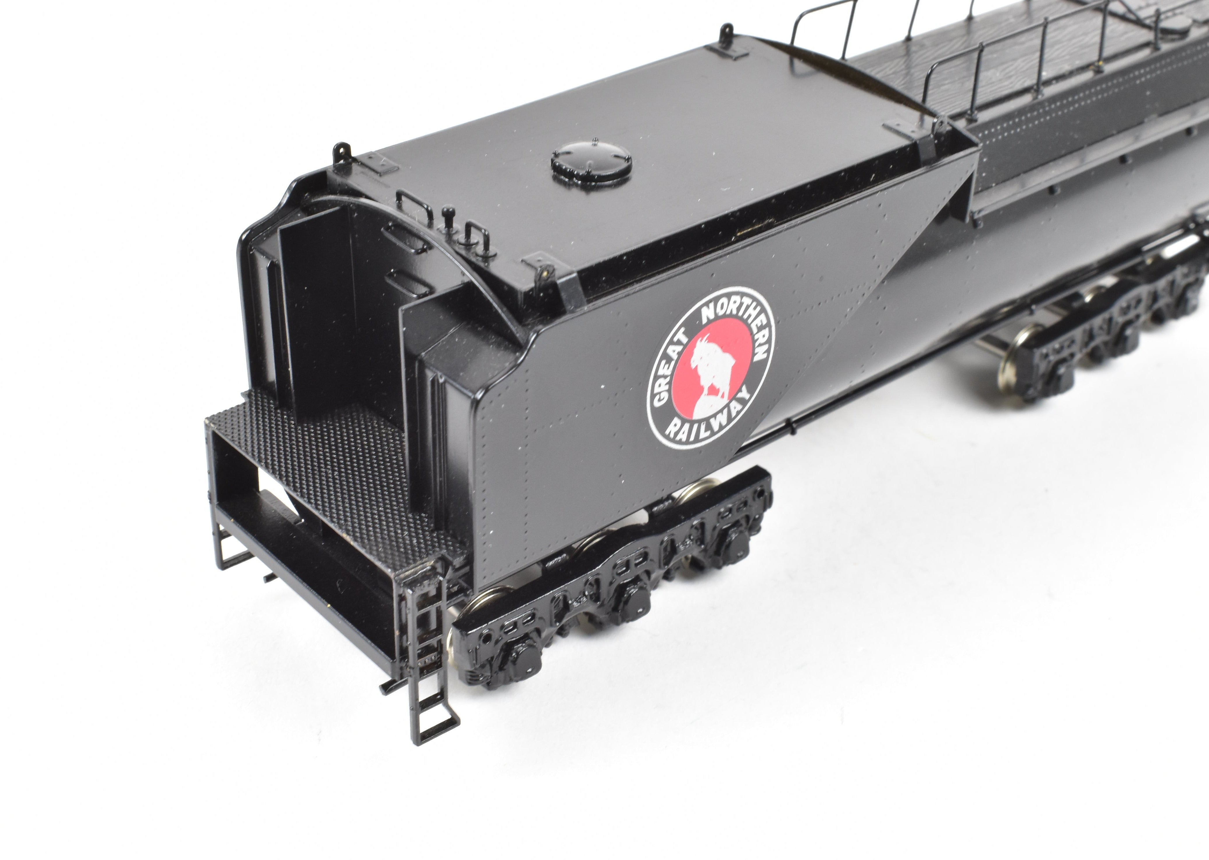 High - Quality HO Scale Brass Freight Train Tender Model - PFM by Tenshodo, Great Northern 4 - 8 - 4 Class S - 1 Tender Only, Extremely Scarce 1987 Run with Factory Painting and New ReBoxx Packaging