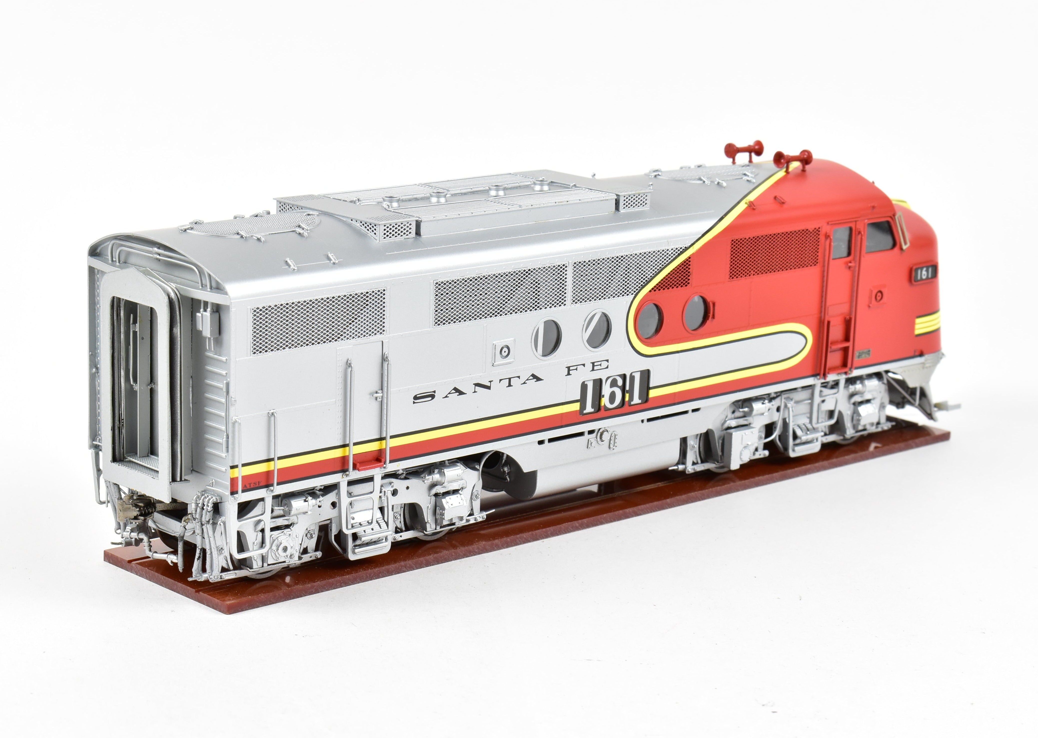 O Scale Imported Brass Key Model Imports AT&SF - Santa Fe EMD FT A-B Set with Factory-Painted Warbonnet for Model Trains