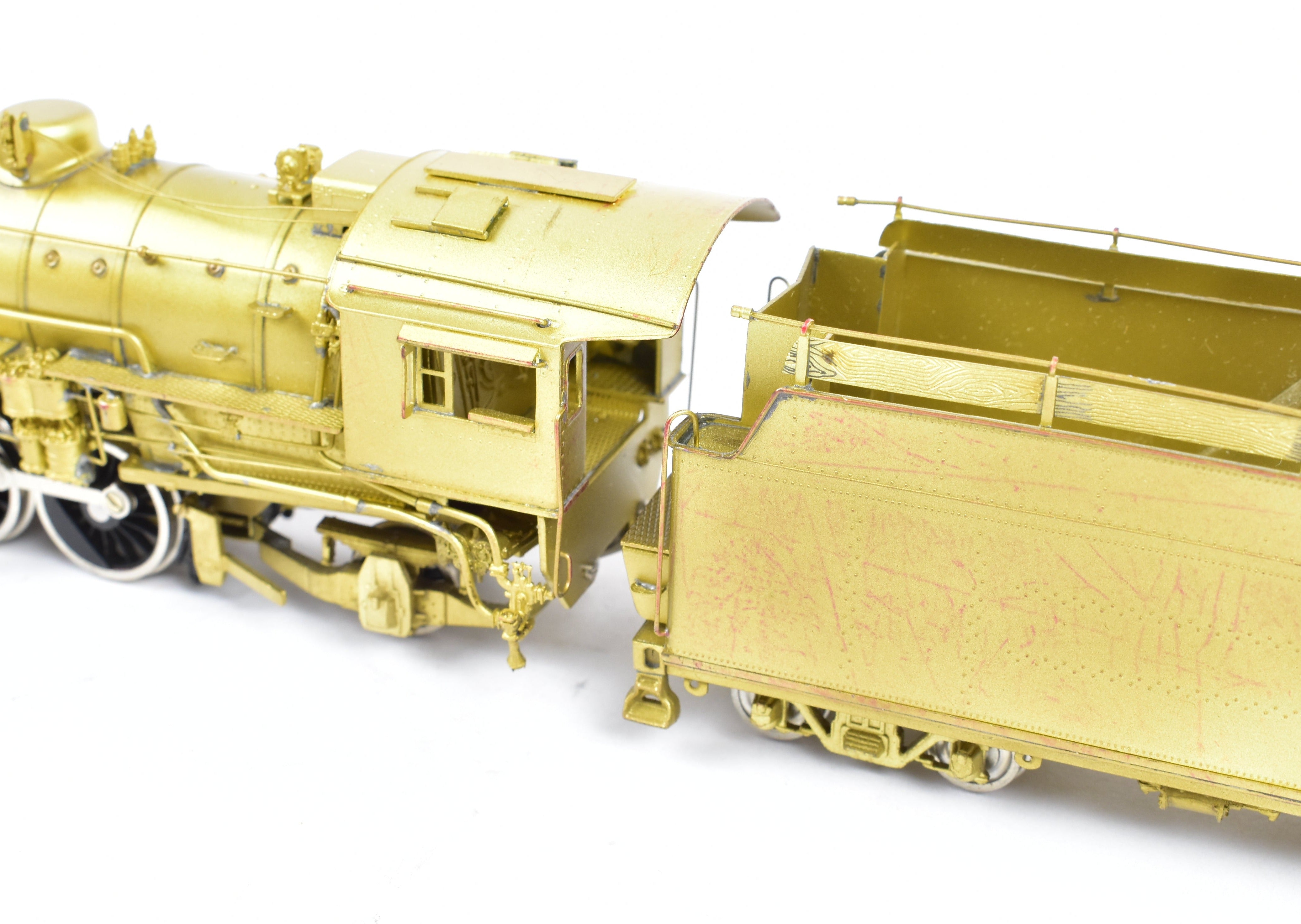 HO Scale Brass Model Train - Key Imports GTW Grand Trunk Western 3700 2-8-2 Mikado Engine