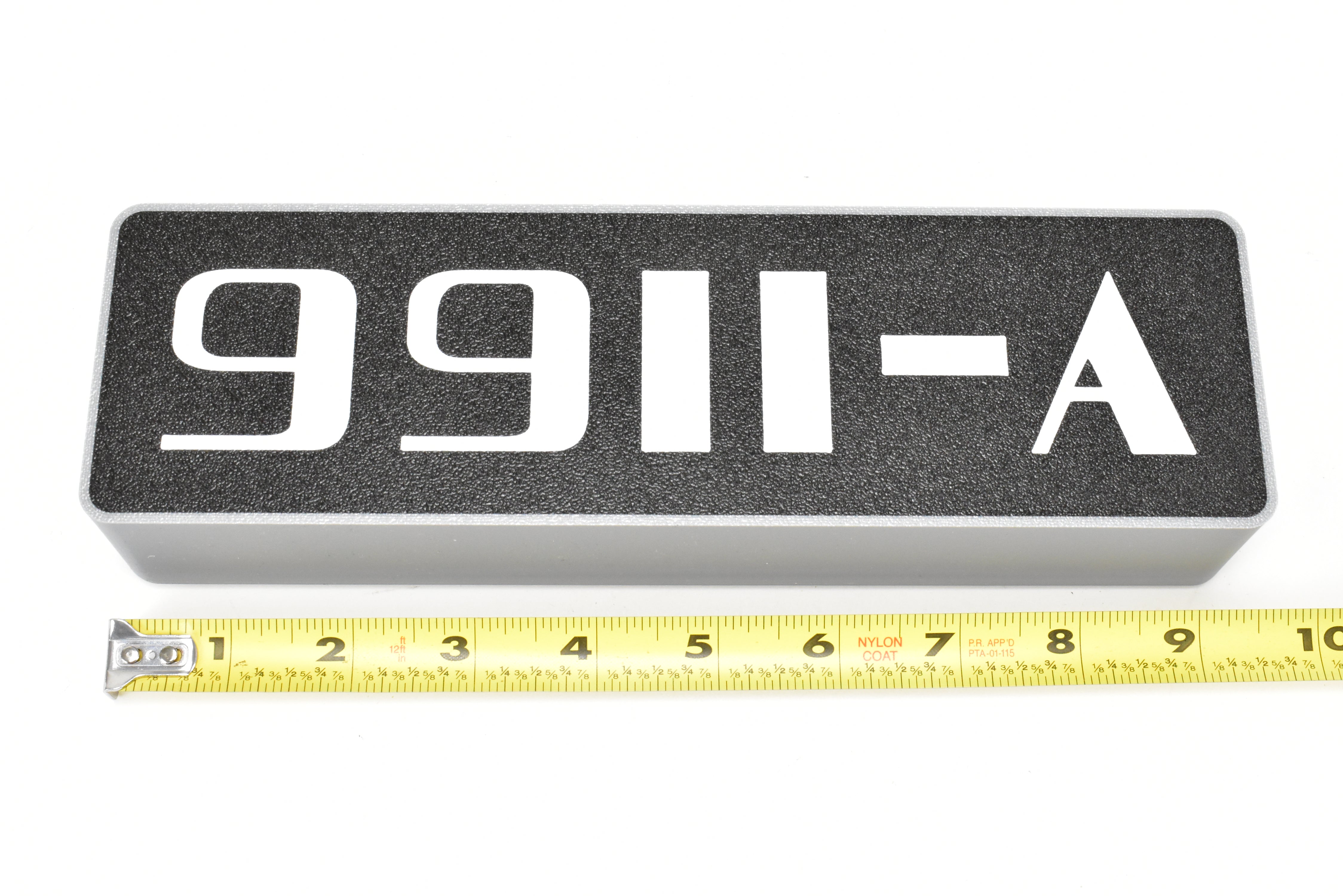 Custom 3D Printed & Illuminated CB&Q Burlington Route #9911A Number Board Sign