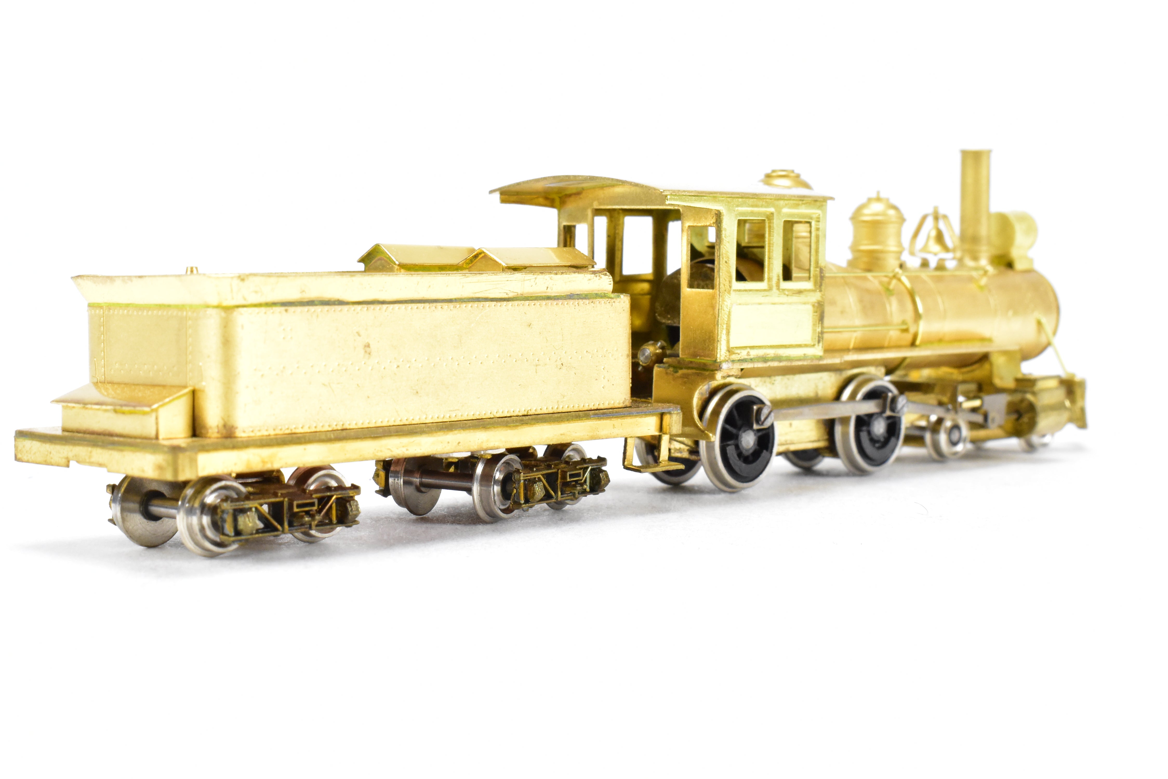 HOn3 Scale Brass Model Train - American 4-4-0 Locomotive from Far East Distributors, Spartan Series Circa 1910