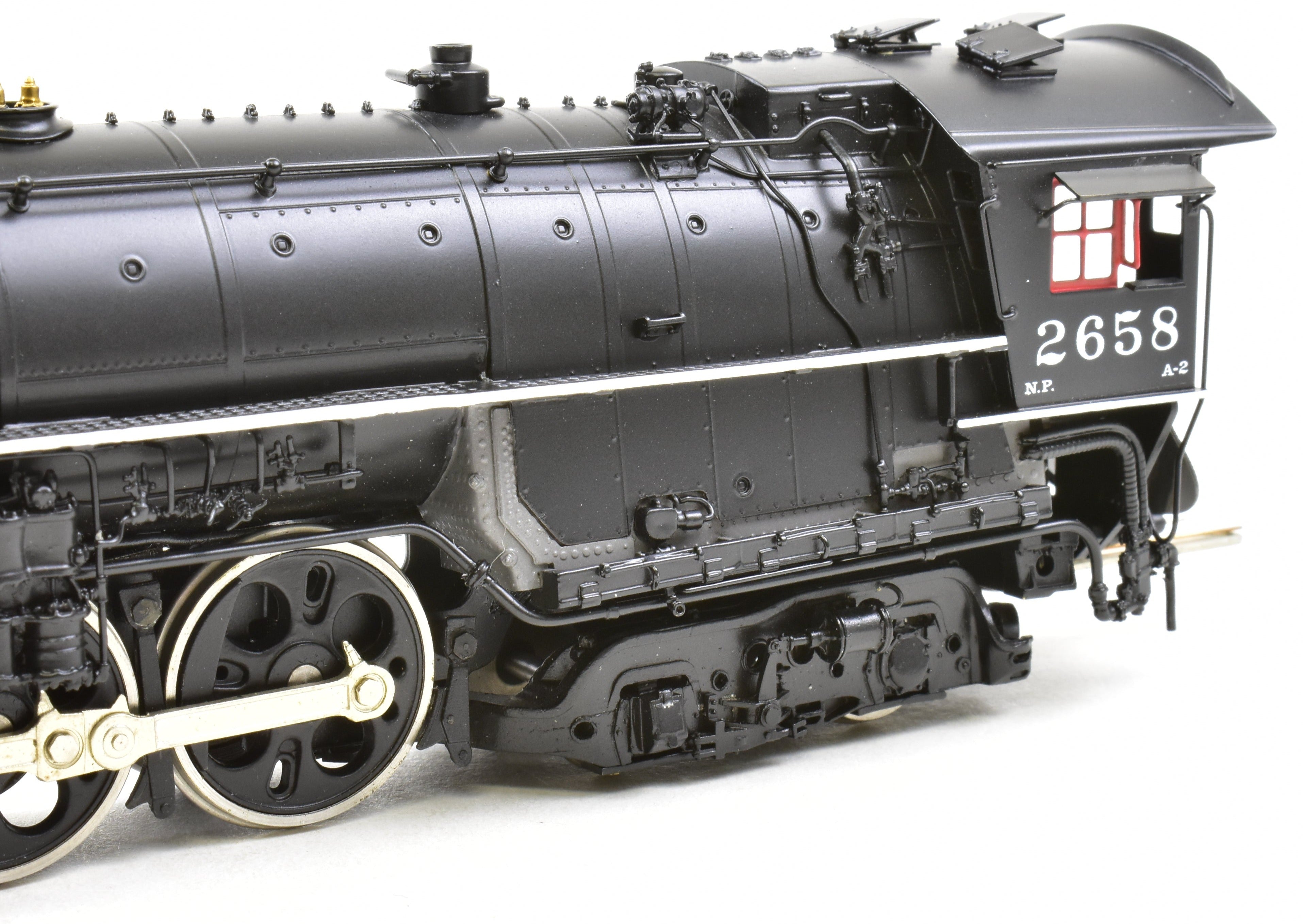 HO Scale Brass W&R Enterprises NP Northern Pacific A-2 4-8-4 Locomotive #2658